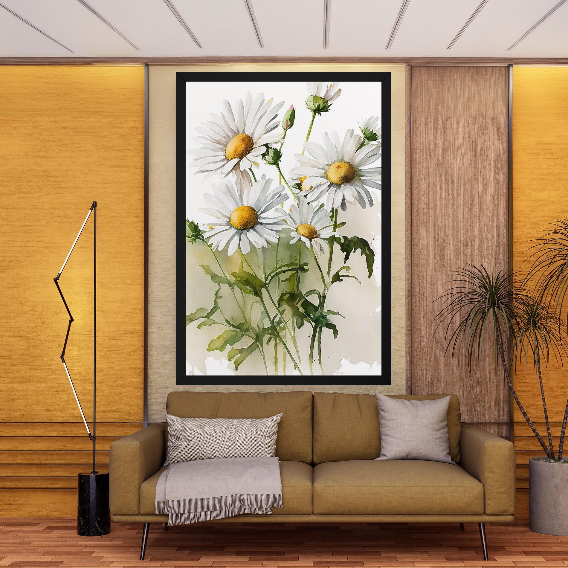 Leinwandbild Painted Daisy mockup 9