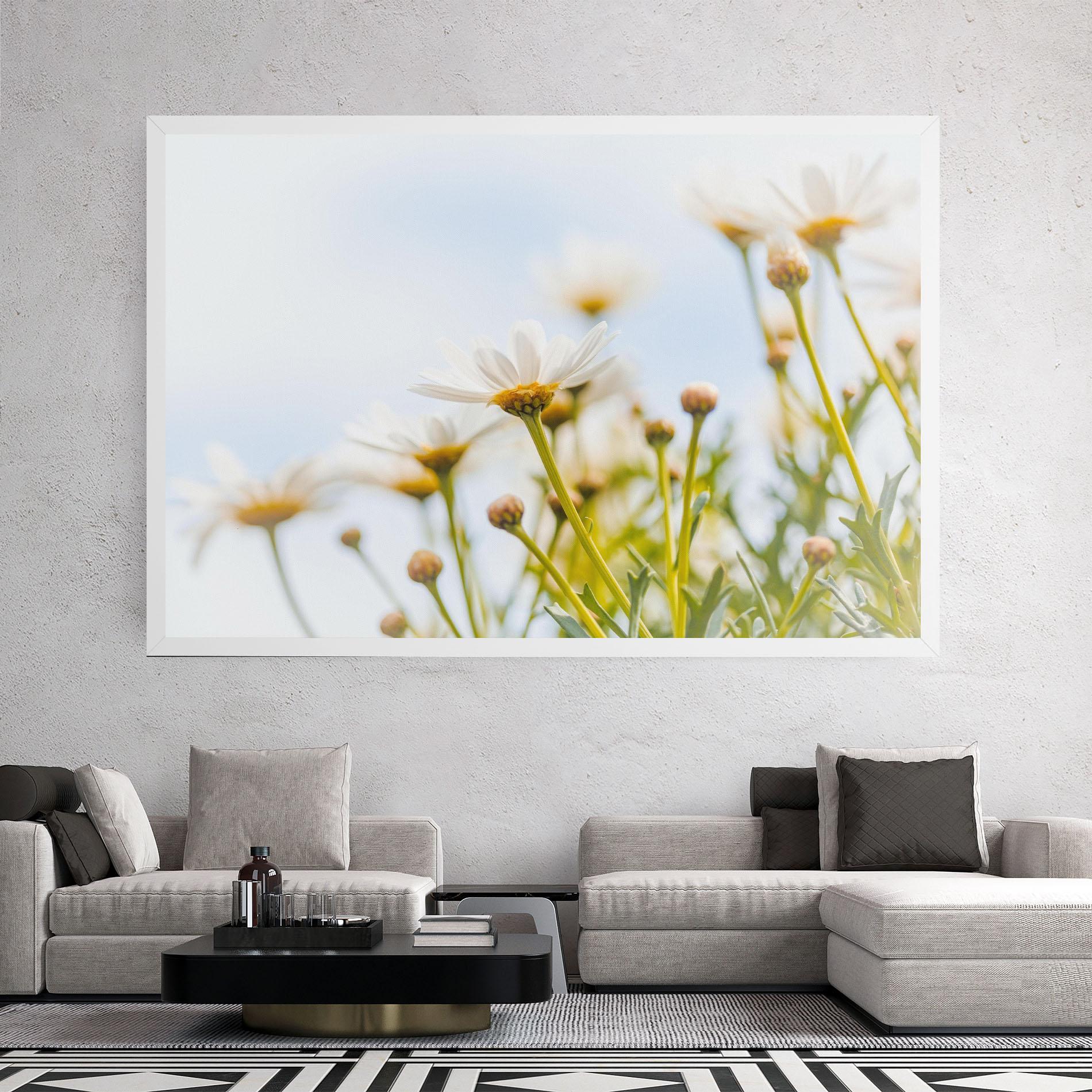 Leinwandbild Dreamy Daisy mockup 2