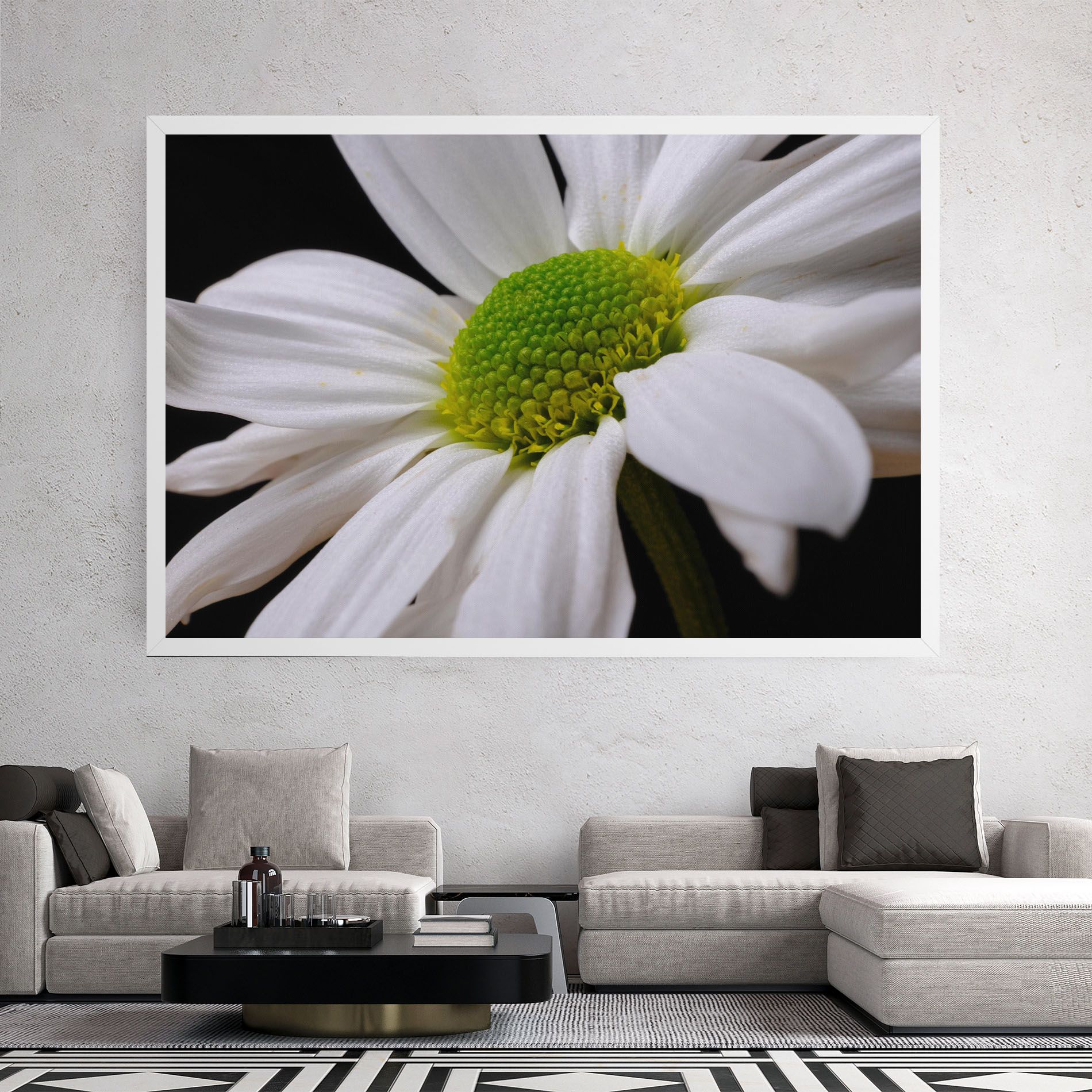 Green Middle Daisy mockup 2