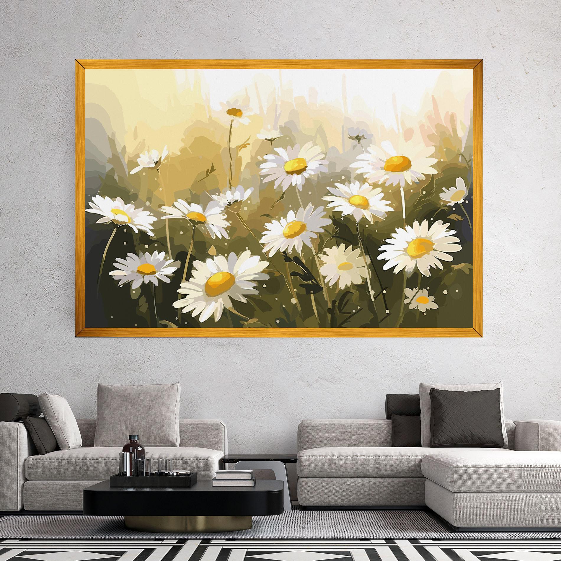 Leinwandbild Daily Daisy mockup 2