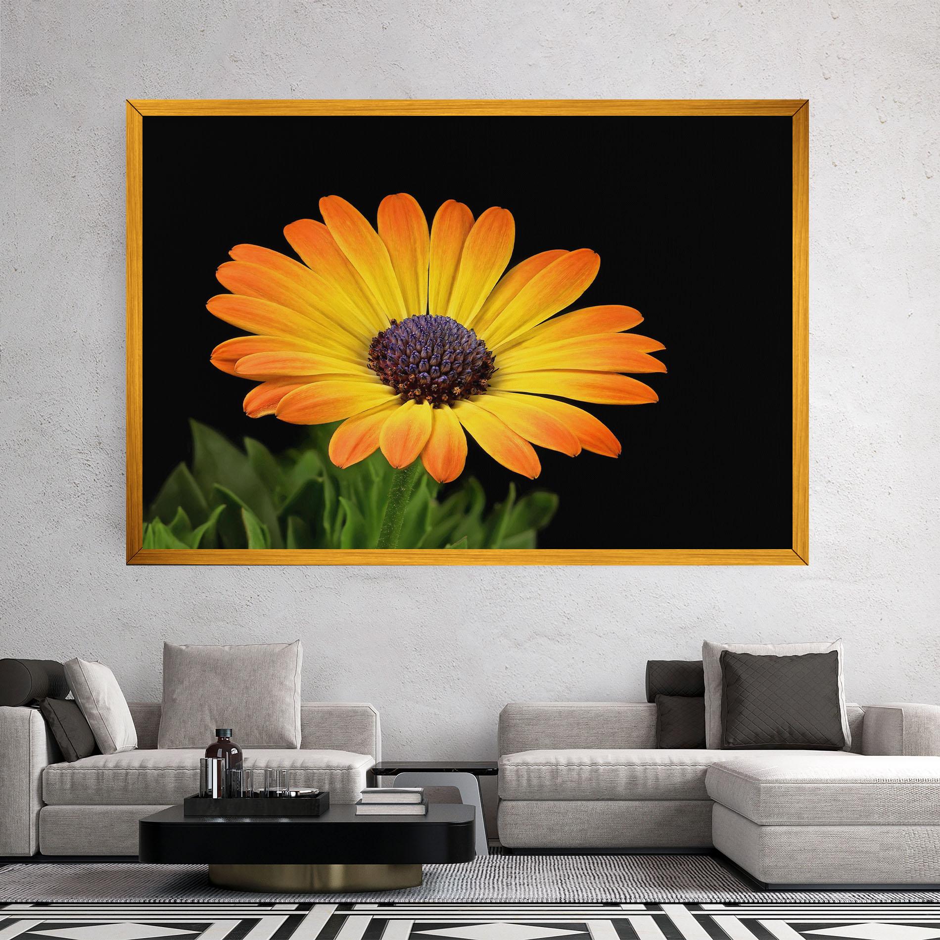 Leinwandbild Yellow Daisy mockup 2