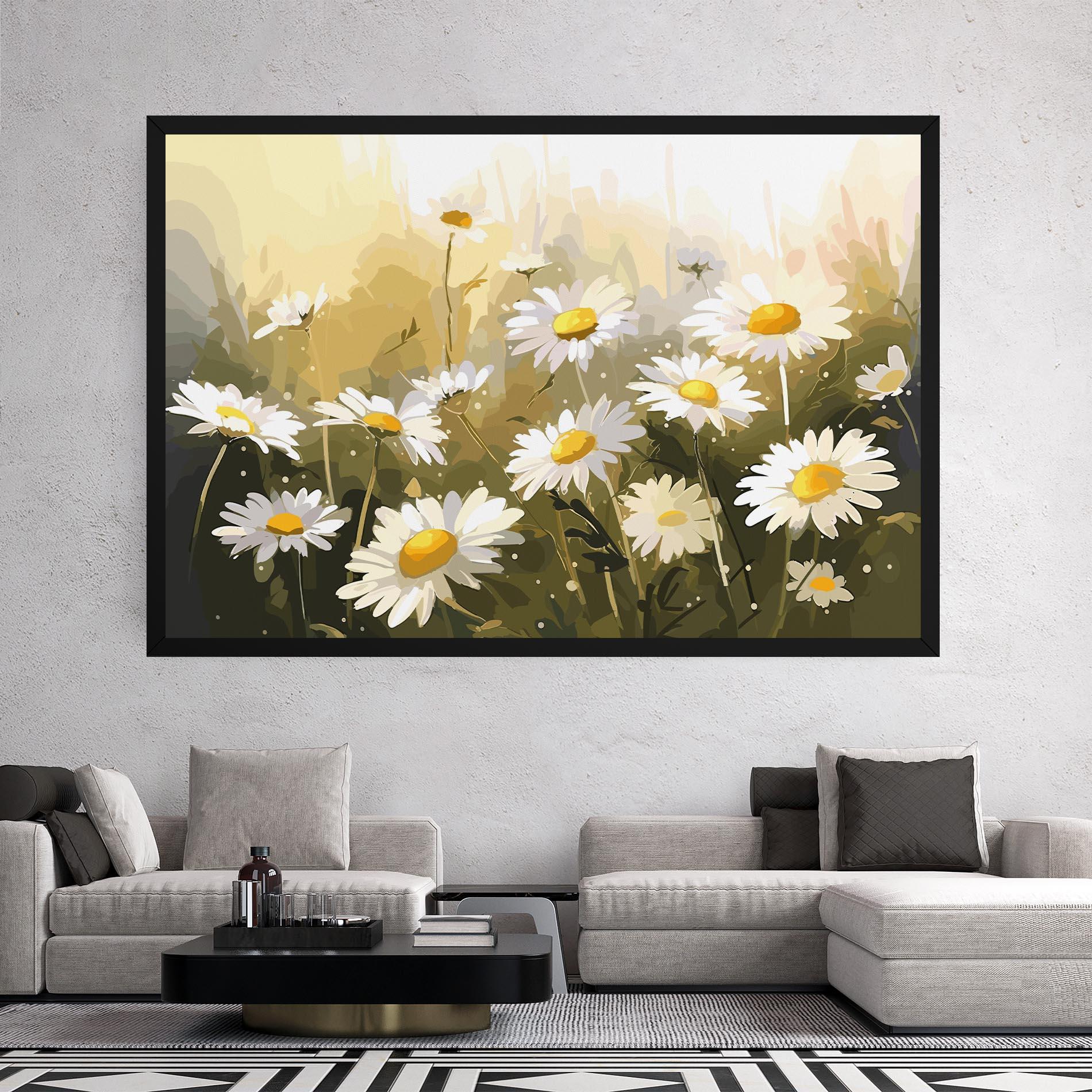 Leinwandbild Daily Daisy mockup 2