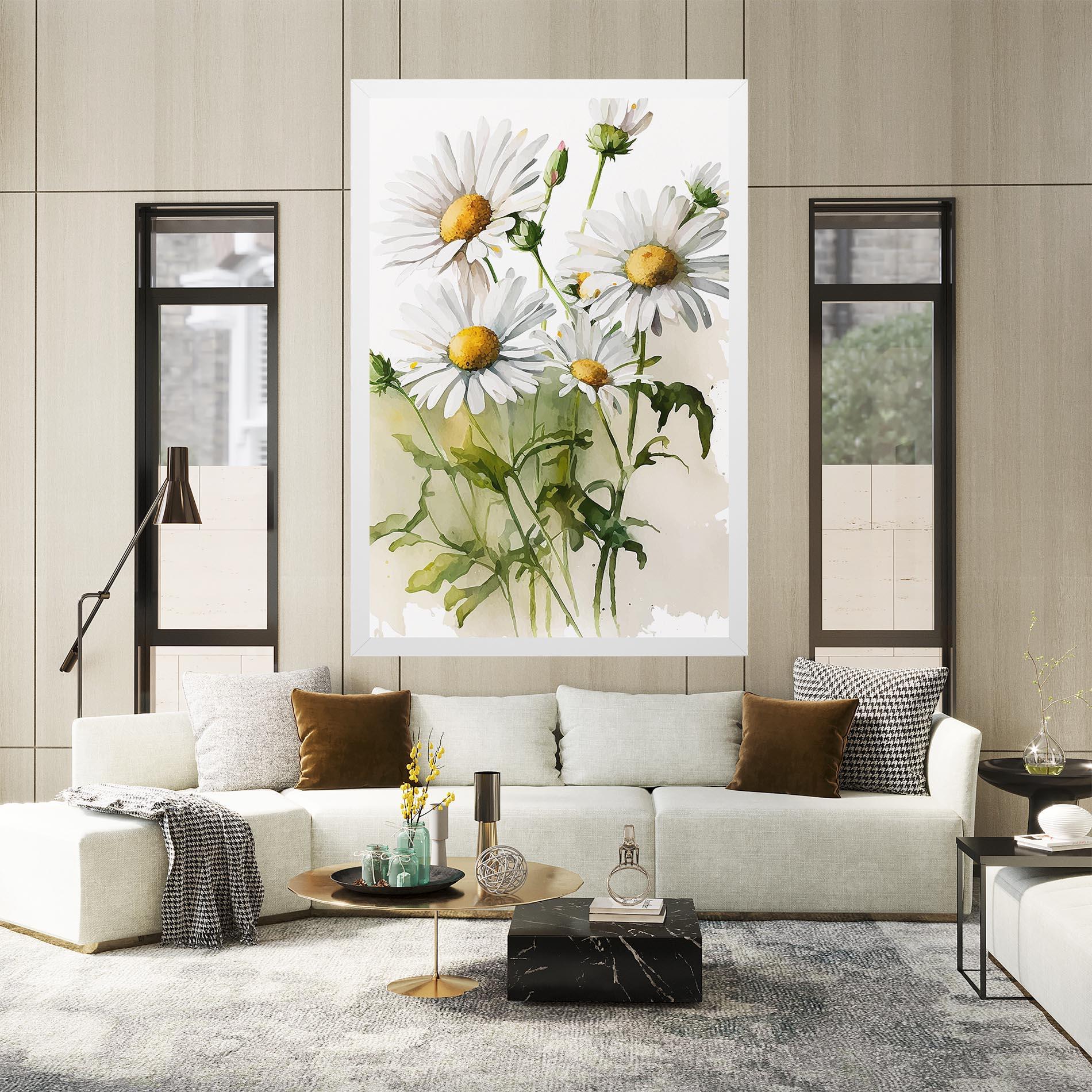 Leinwandbild Painted Daisy mockup 2