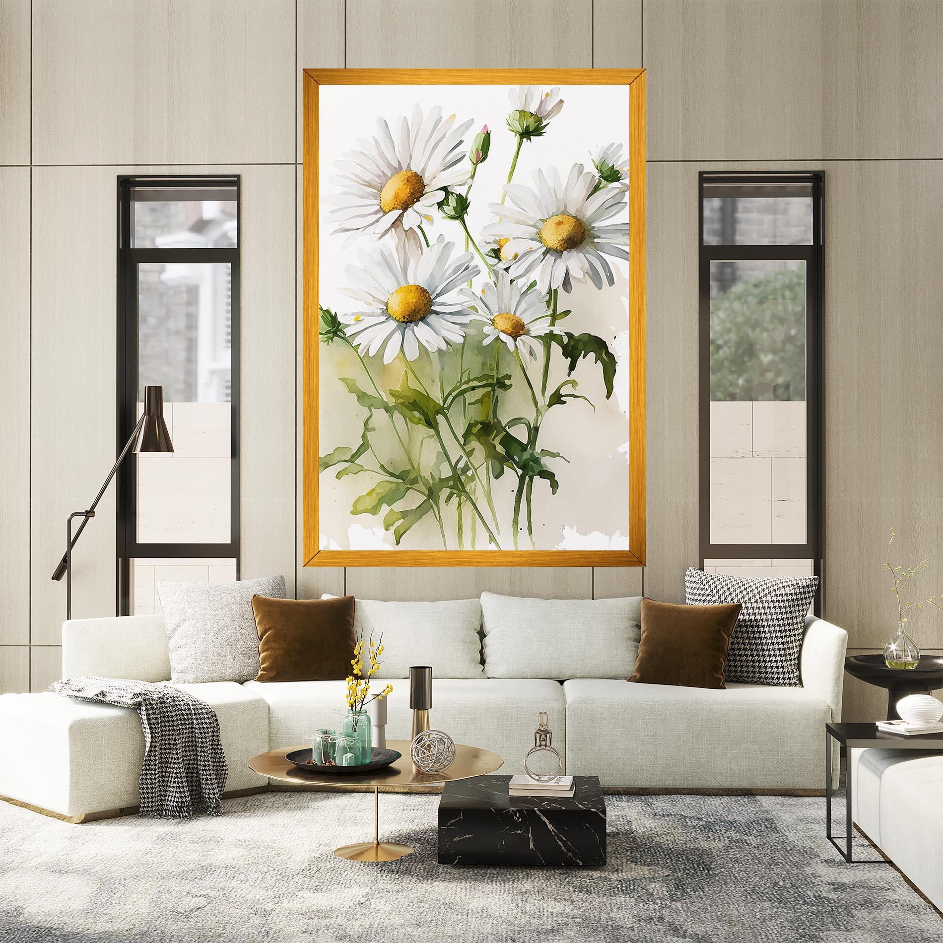 Leinwandbild Painted Daisy mockup 2