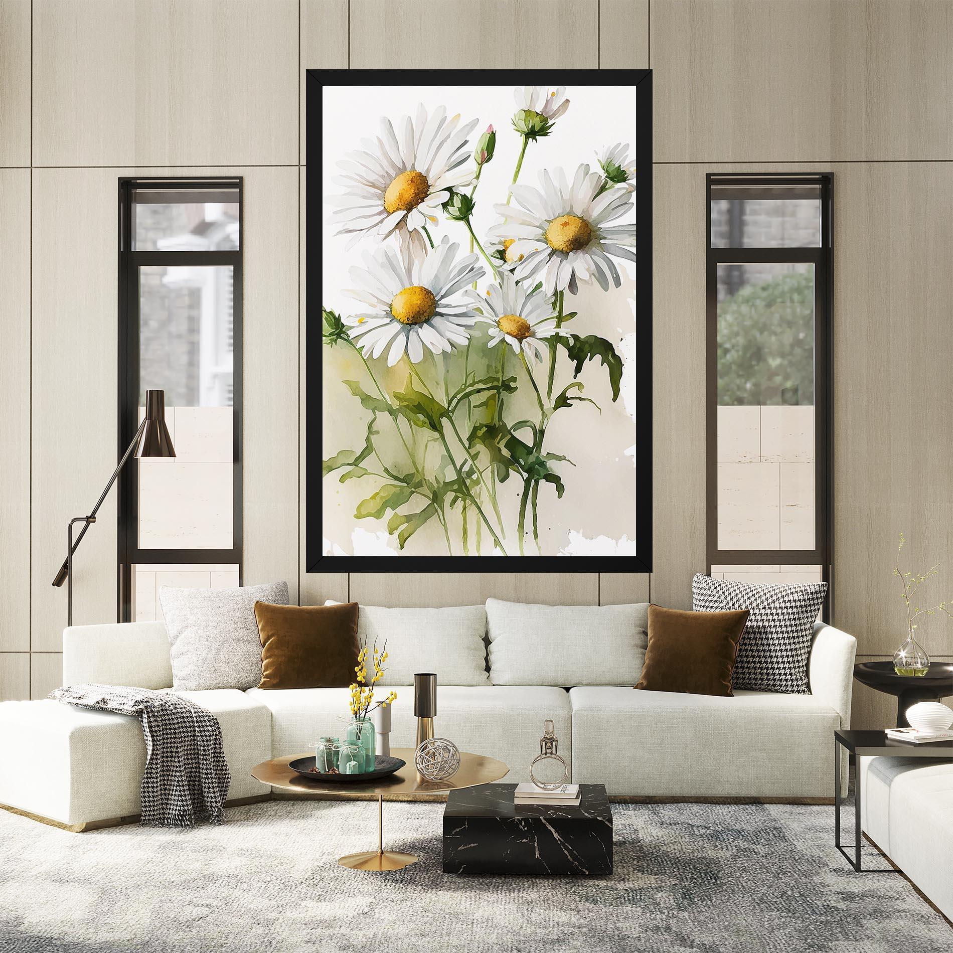 Leinwandbild Painted Daisy mockup 2