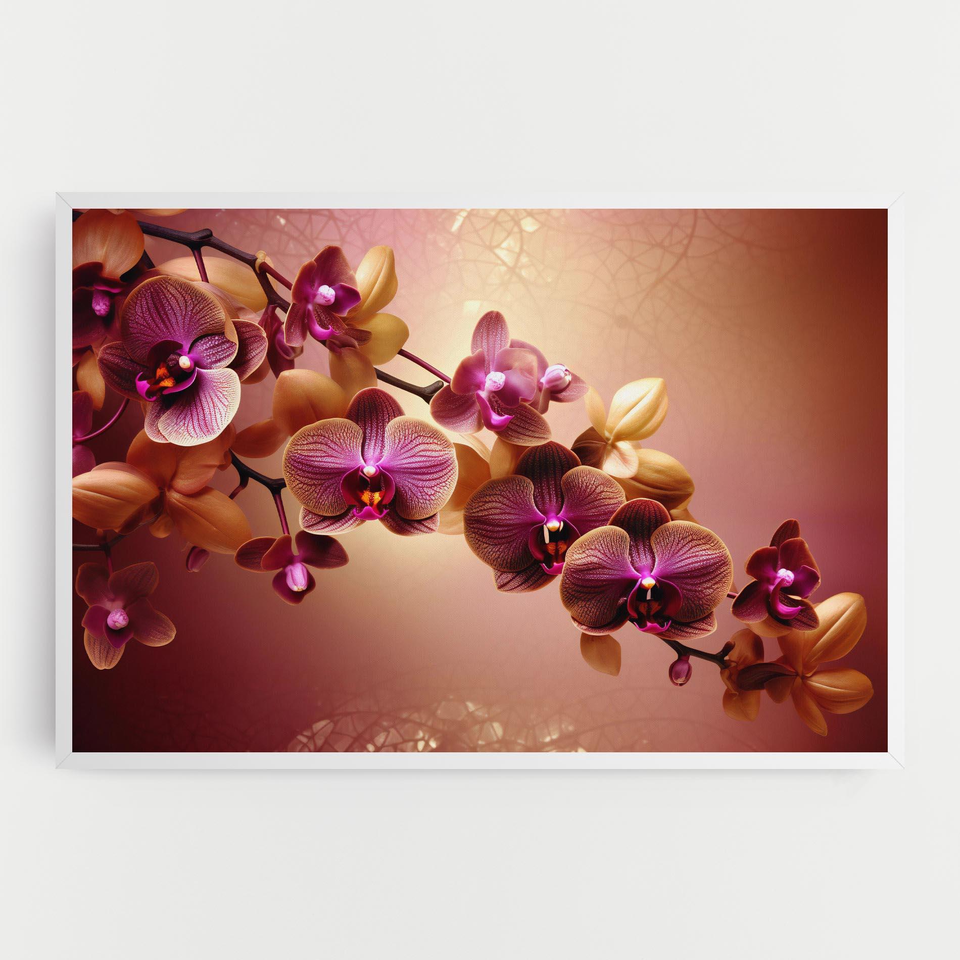 Leinwandbild Purple Cream Orchid mockup 0
