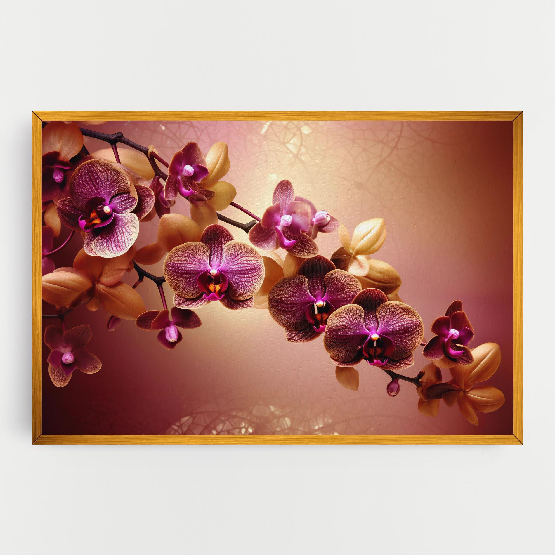 Leinwandbild Purple Cream Orchid mockup 0