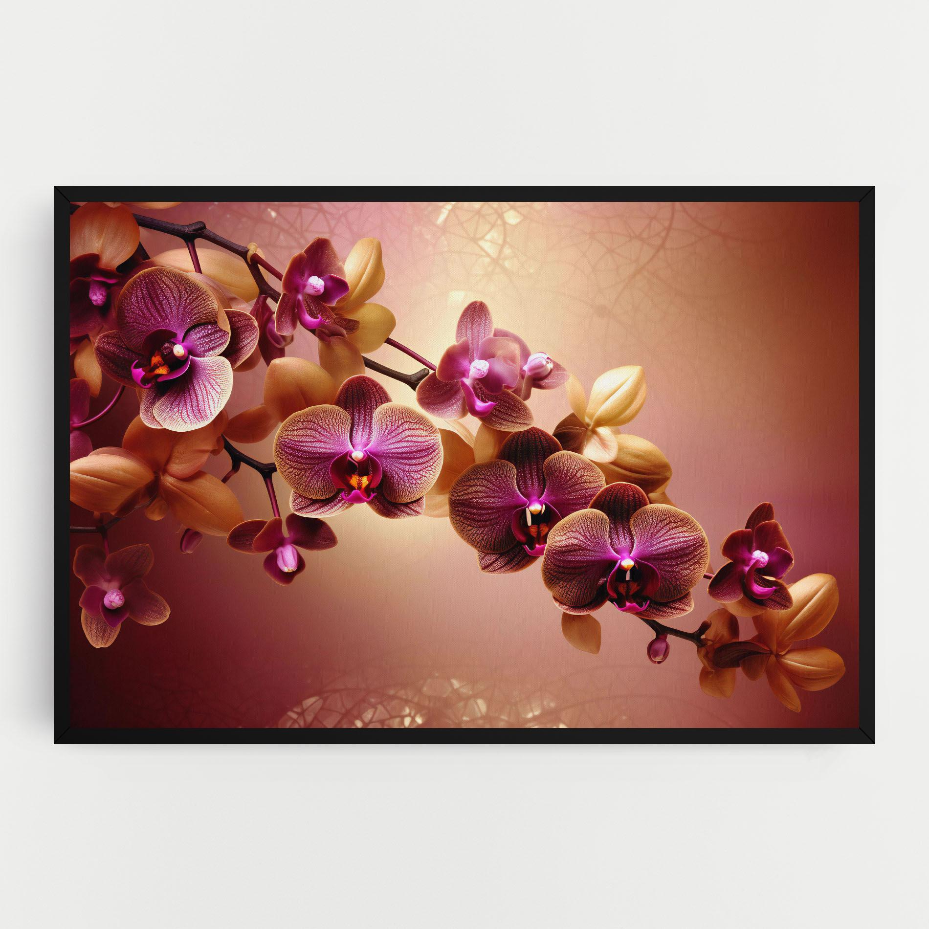 Leinwandbild Purple Cream Orchid mockup 0