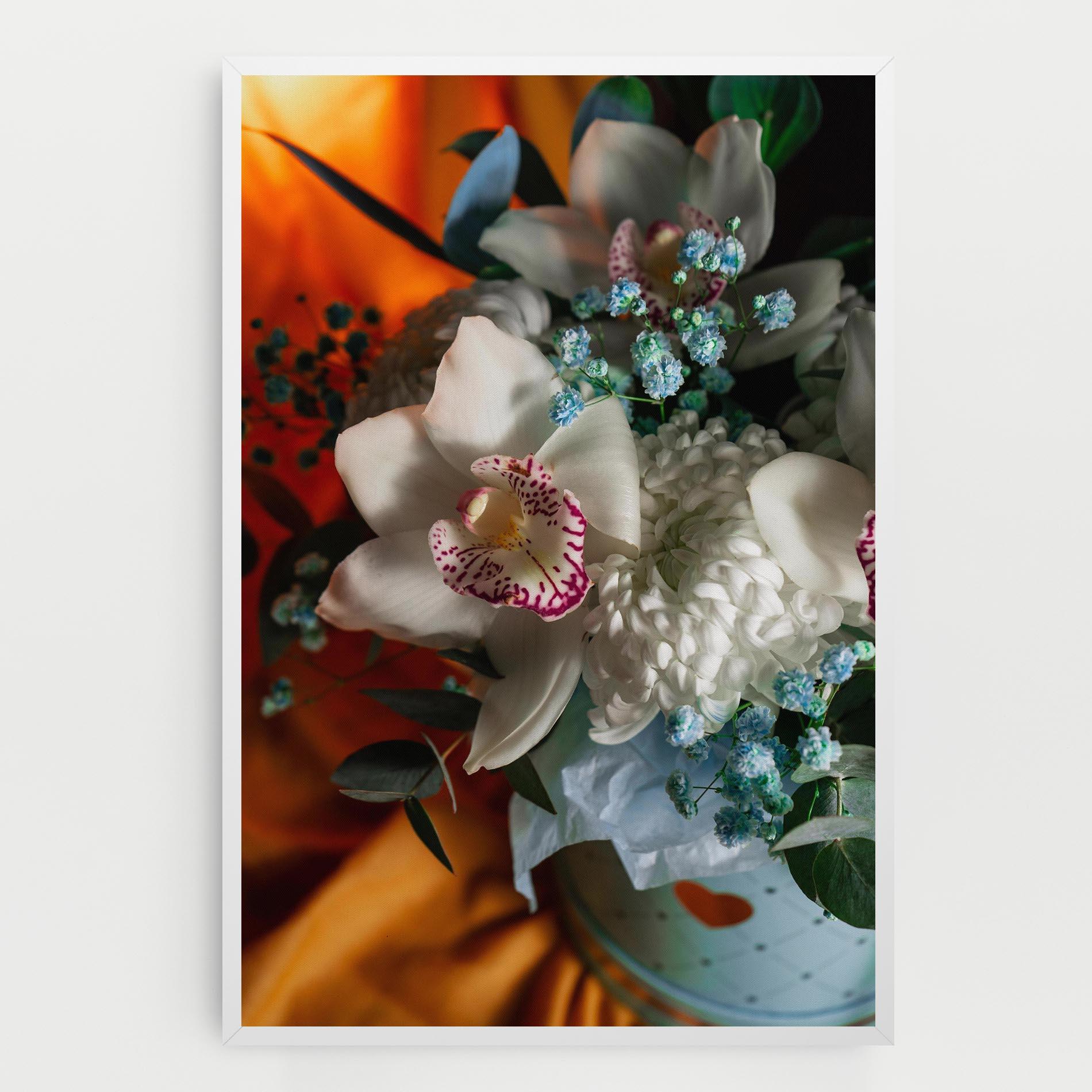 Leinwandbild Orchid In Vase mockup 0