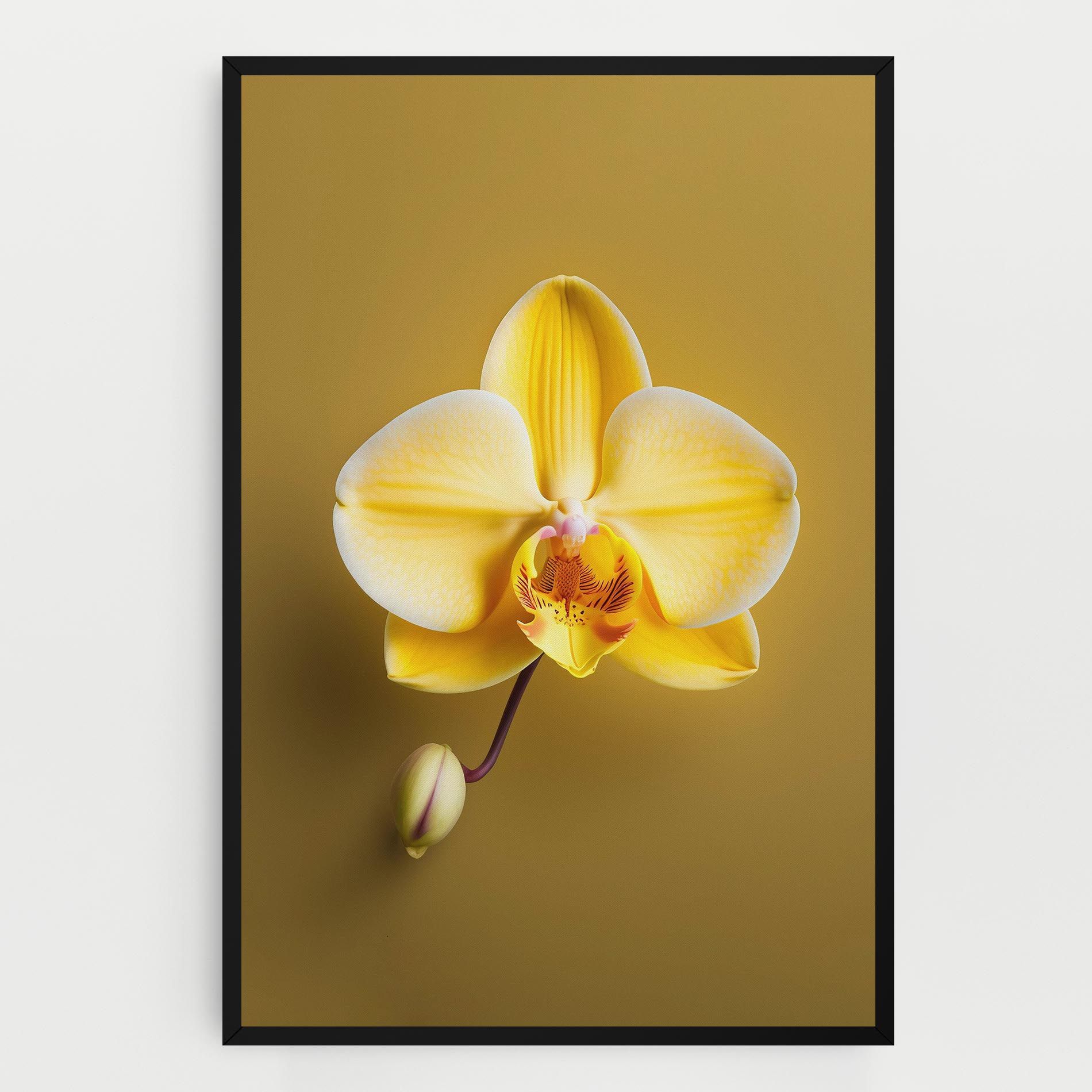 Pastel Yellow Orchid mockup 0