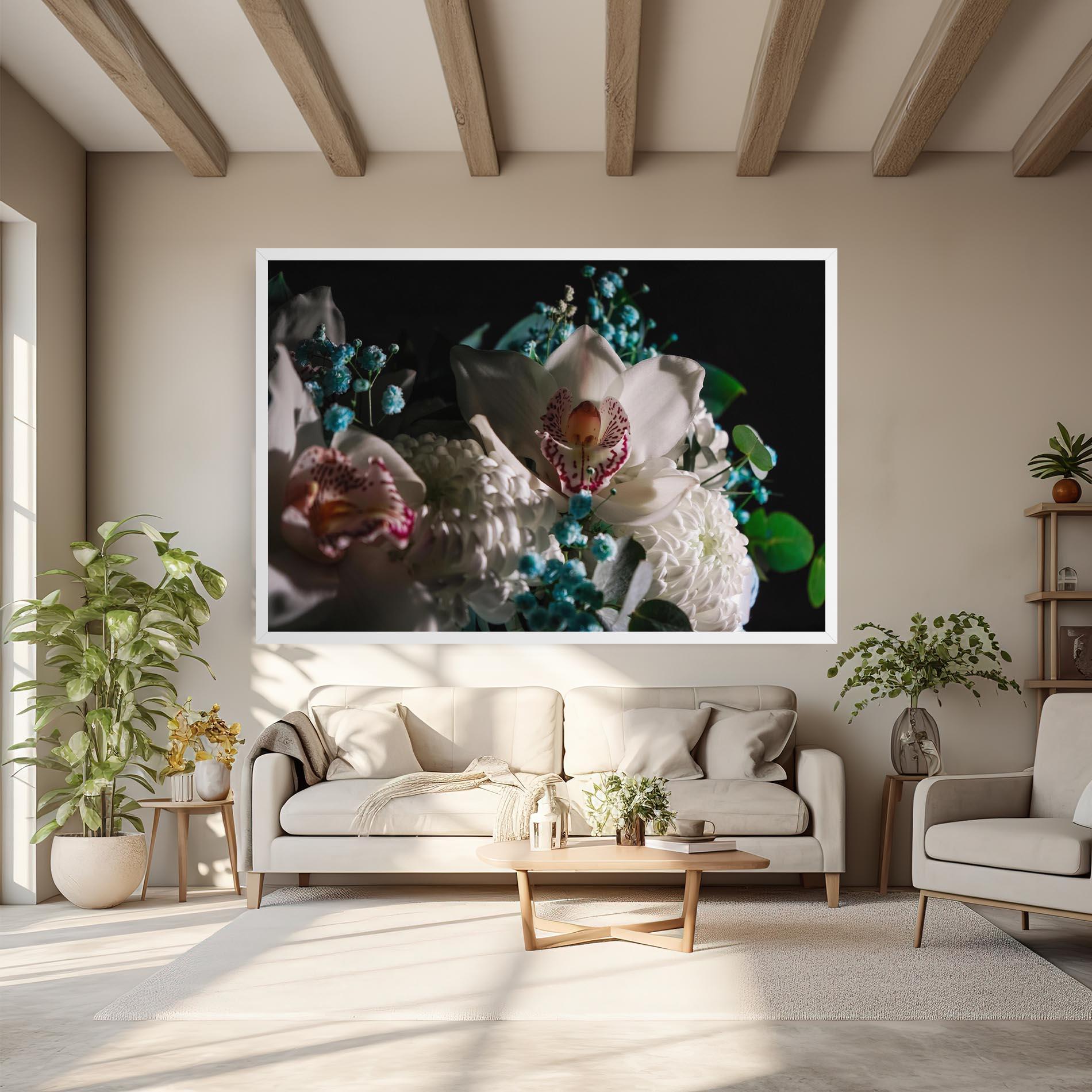 Leinwandbild Orchids mockup 6