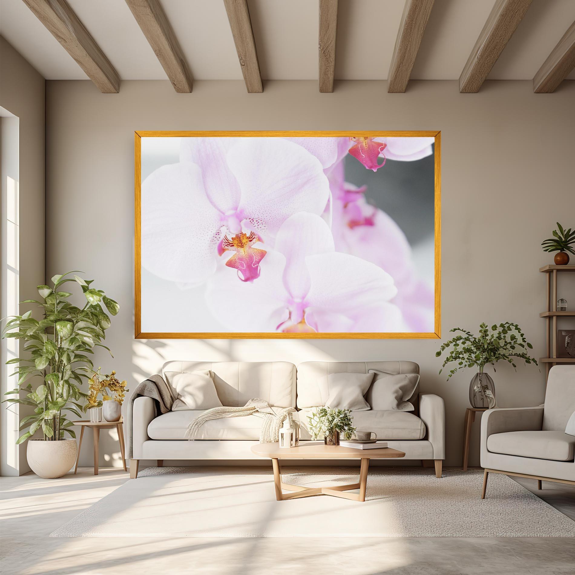 Leinwandbild Light Purple Orchid mockup 6