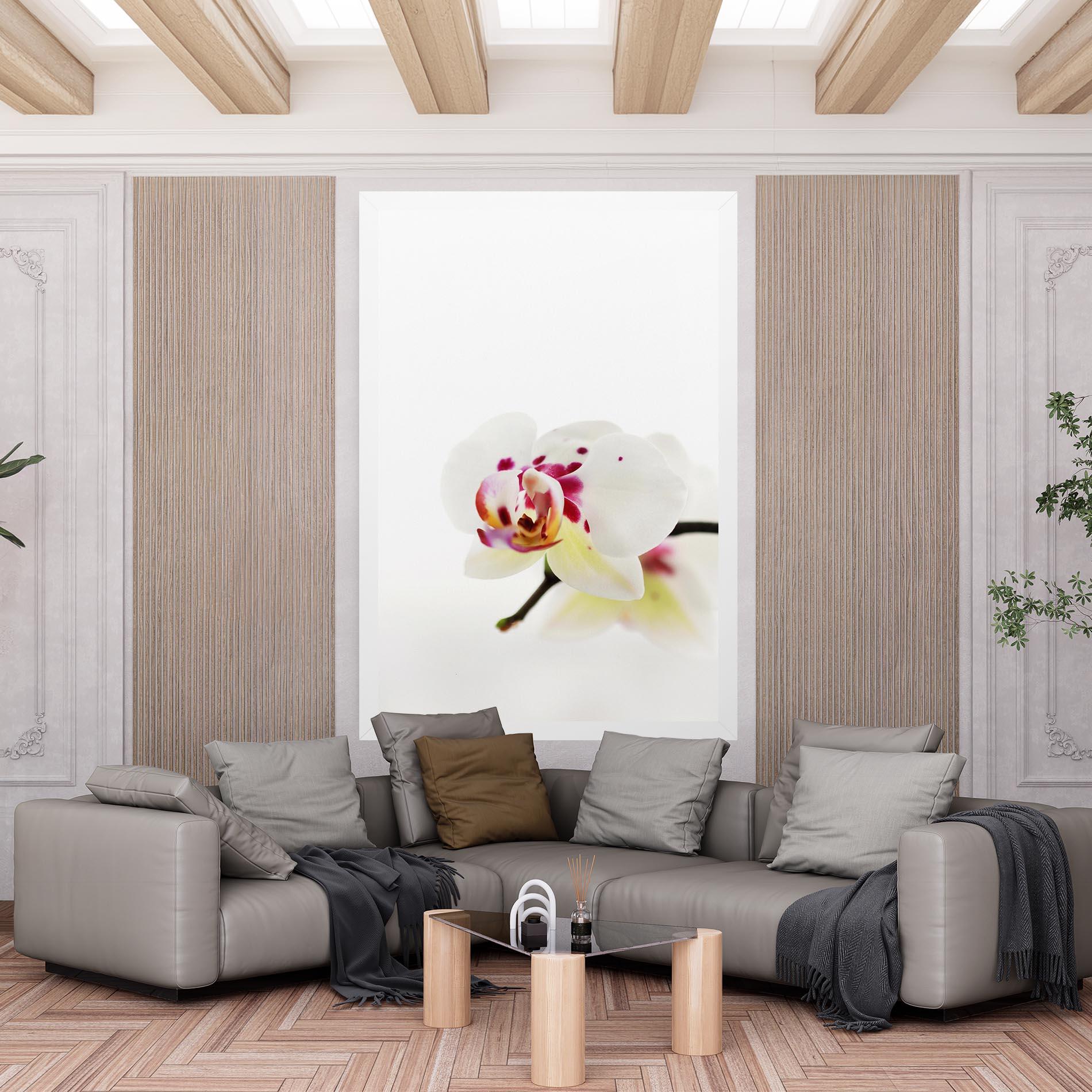 Leinwandbild Clean White Orchid mockup 6