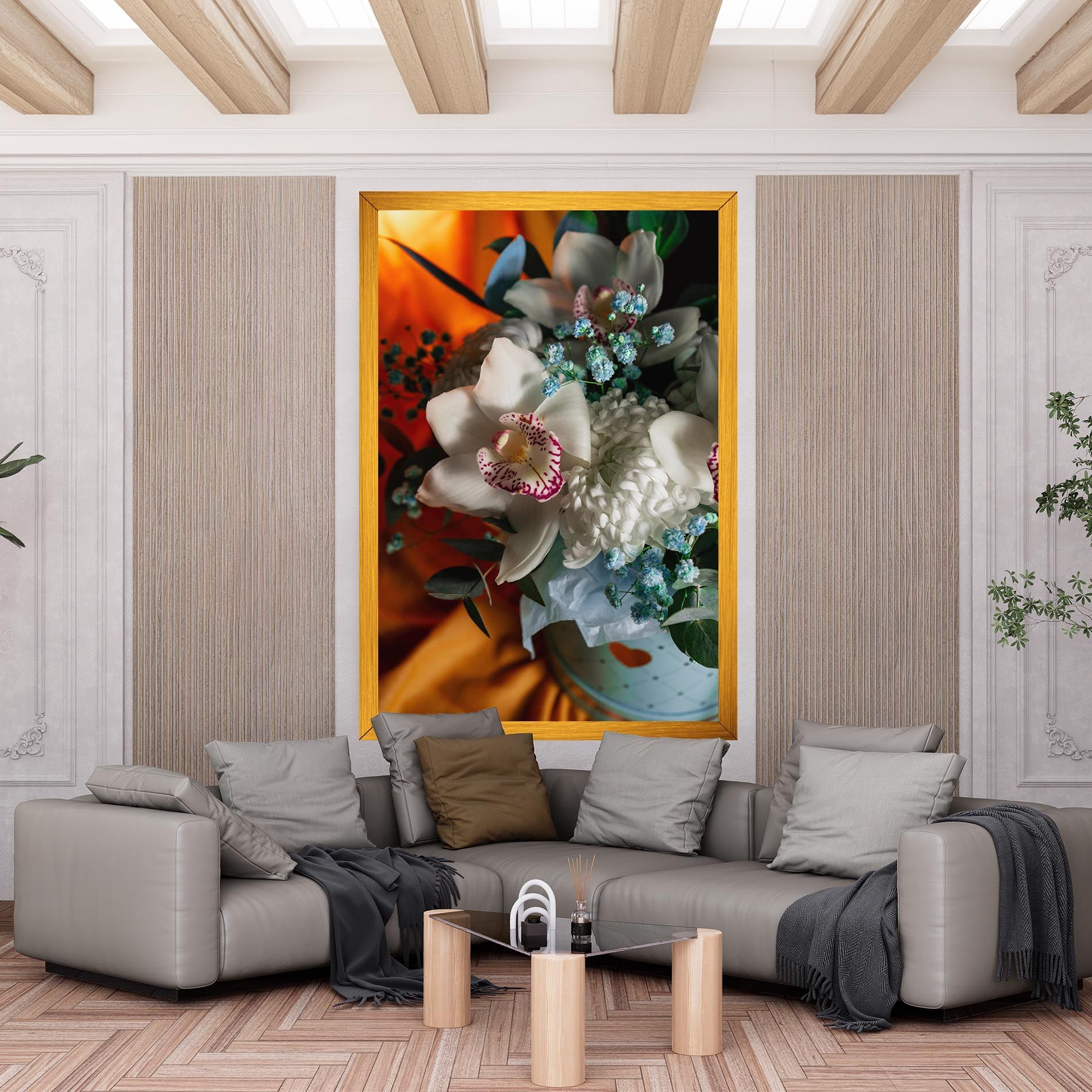 Orchid In Vase mockup 6