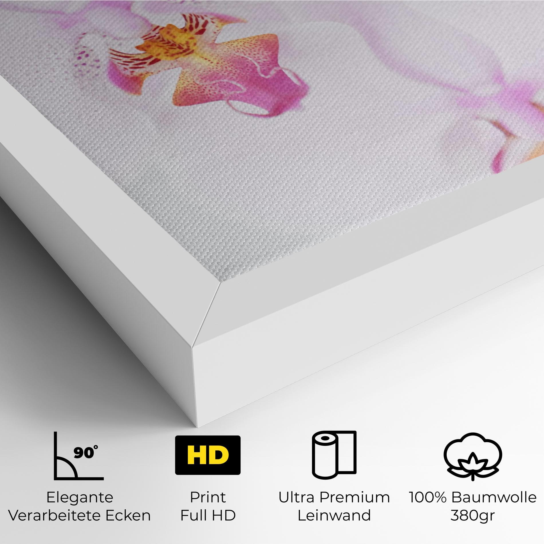 Leinwandbild Light Purple Orchid mockup 4