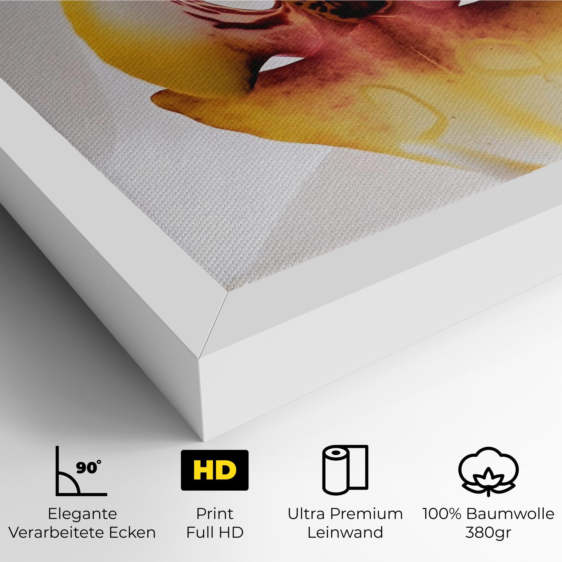 Leinwandbild Orchid Close Up mockup 4