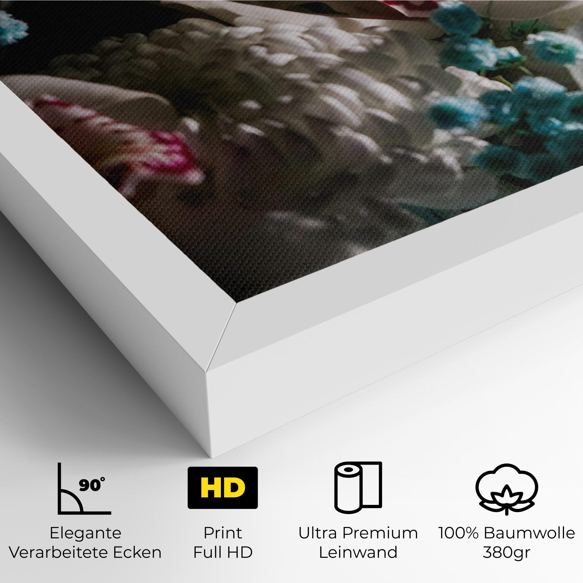 Leinwandbild Orchids mockup 4