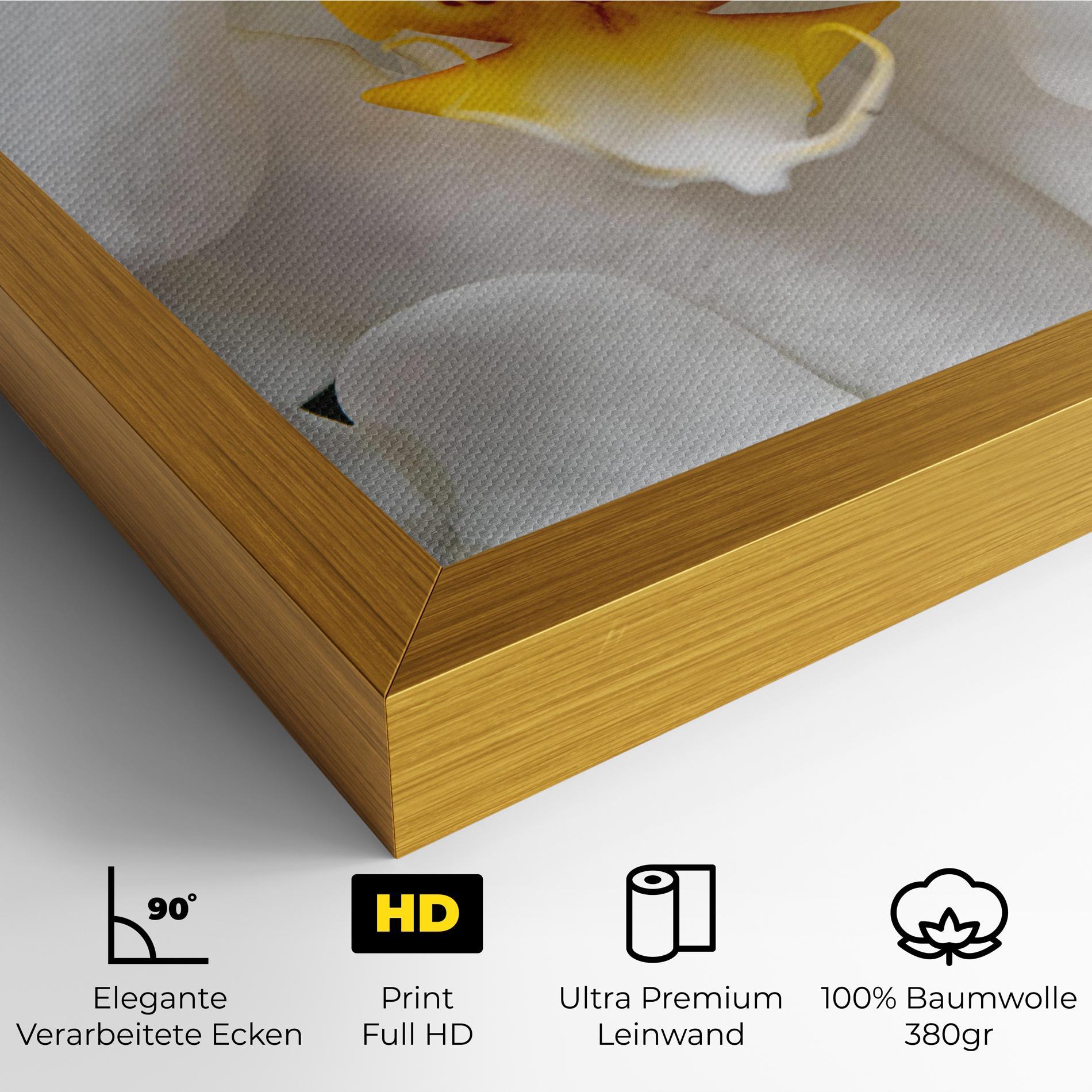 Leinwandbild Big Orchid Close Up mockup 4