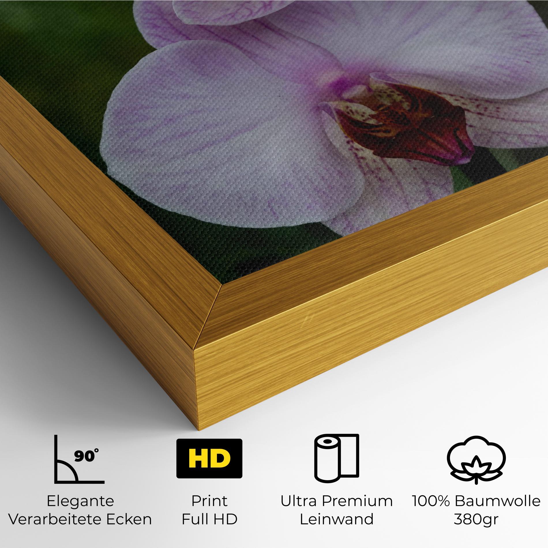 Leinwandbild Garden Light Purple Orchid mockup 4