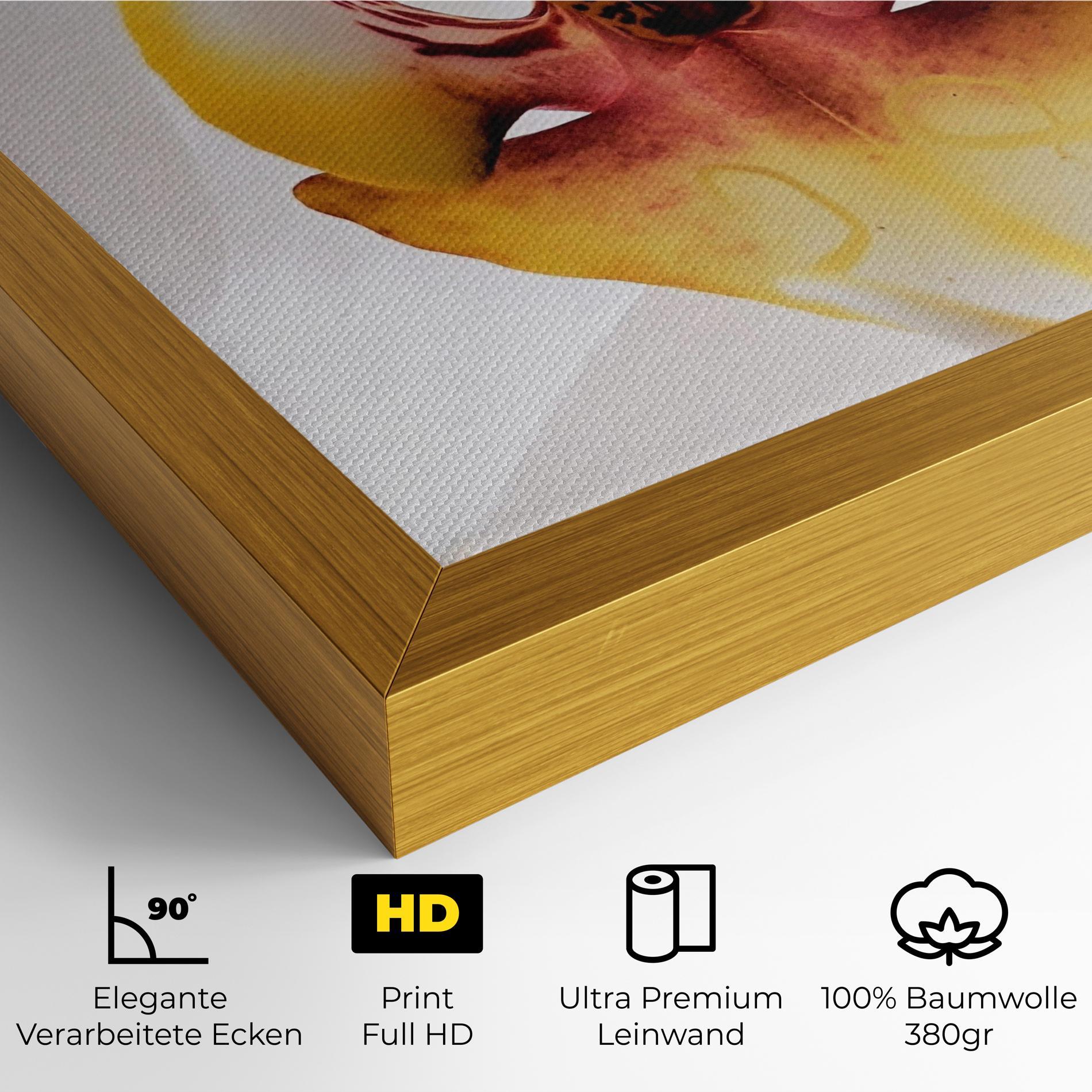 Leinwandbild Orchid Close Up mockup 4