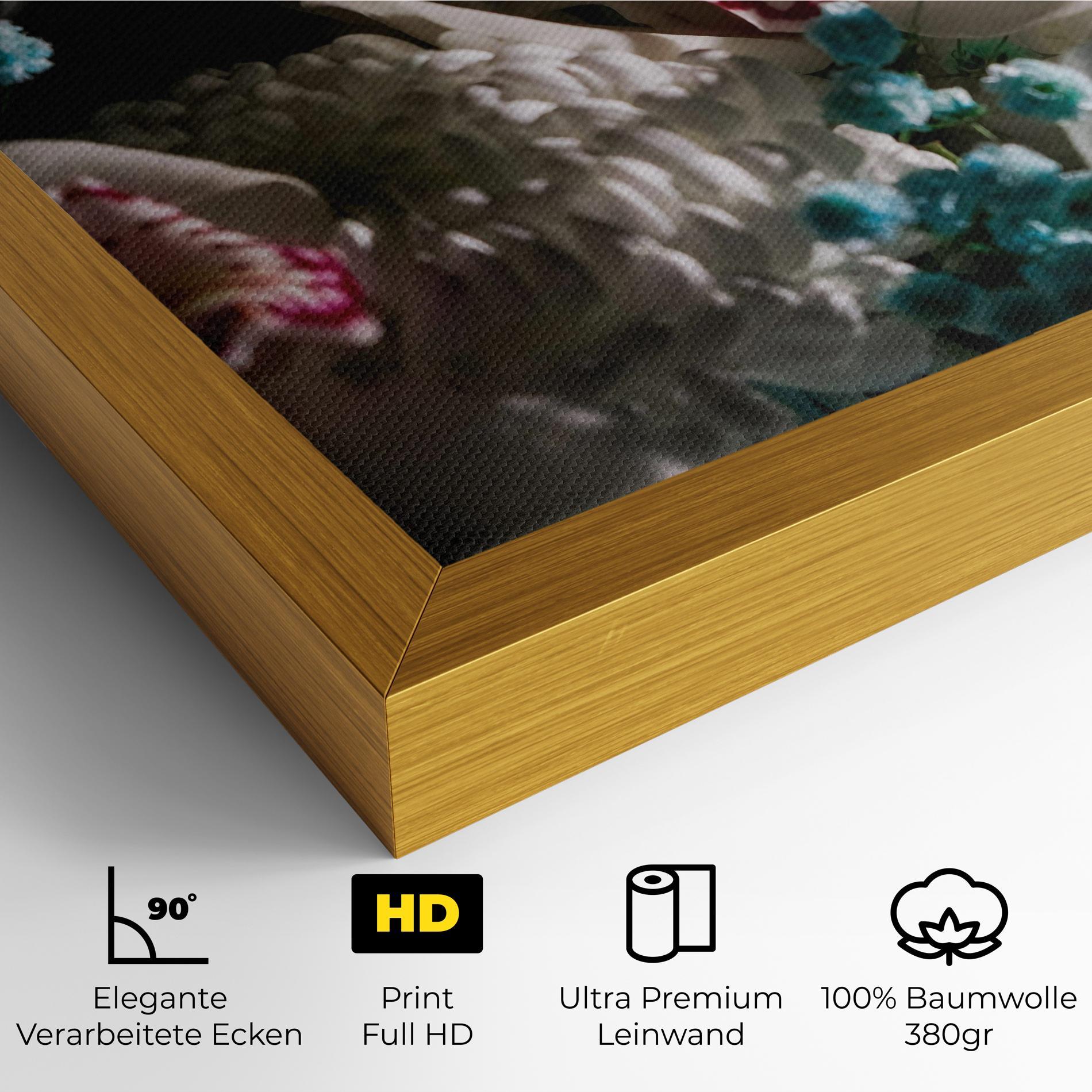 Leinwandbild Orchids mockup 4