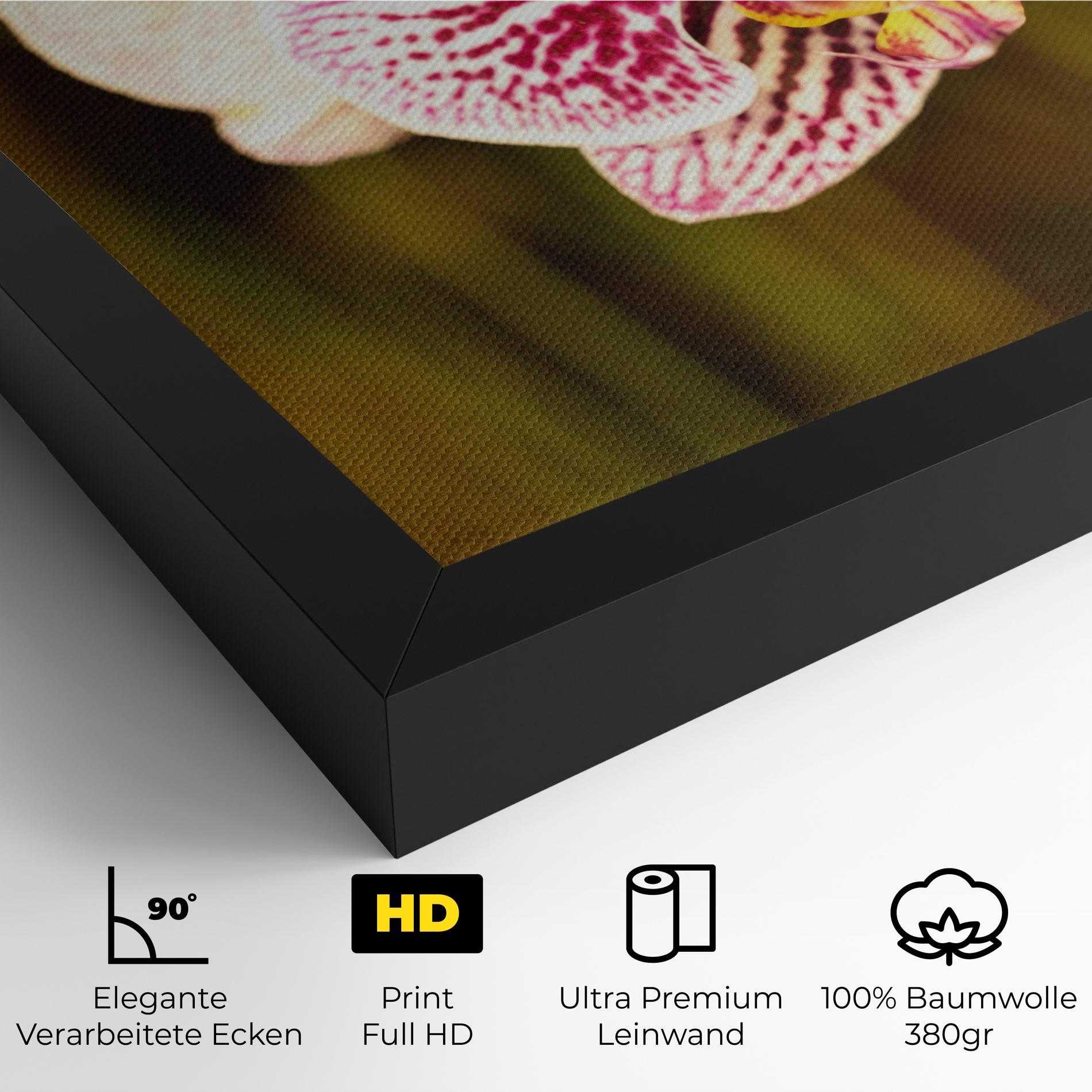 Leinwandbild Garden Orchids mockup 4