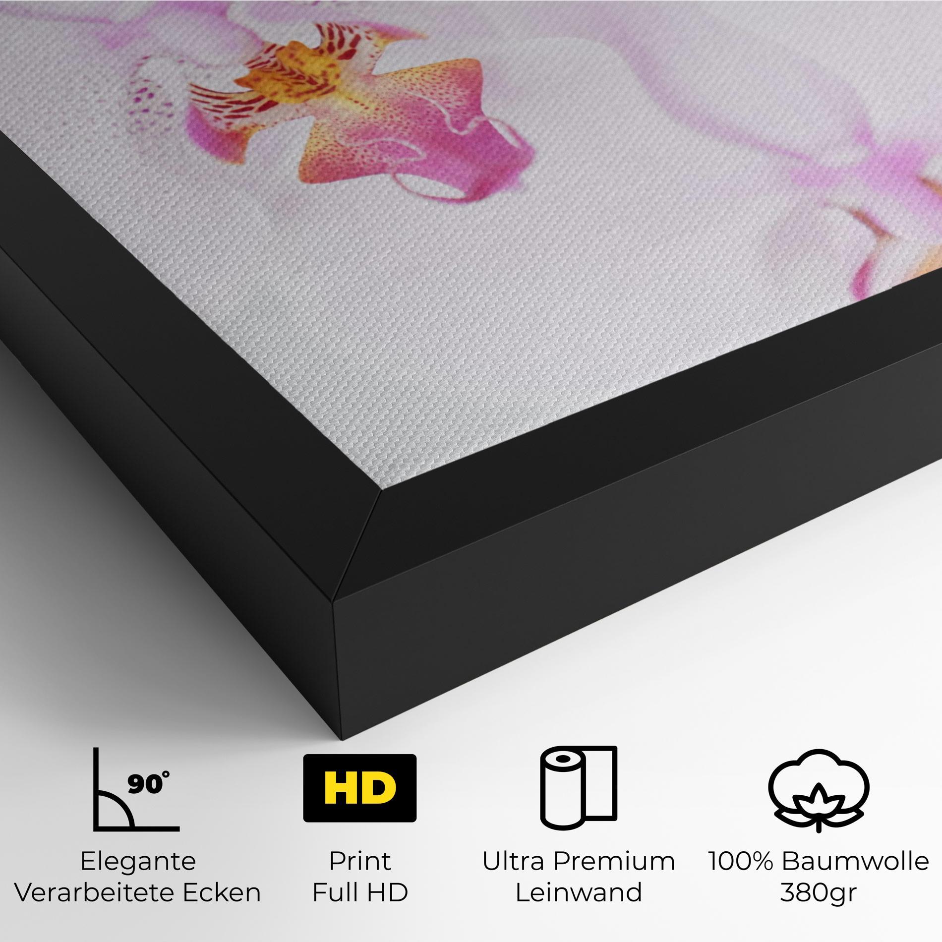Leinwandbild Light Purple Orchid mockup 4
