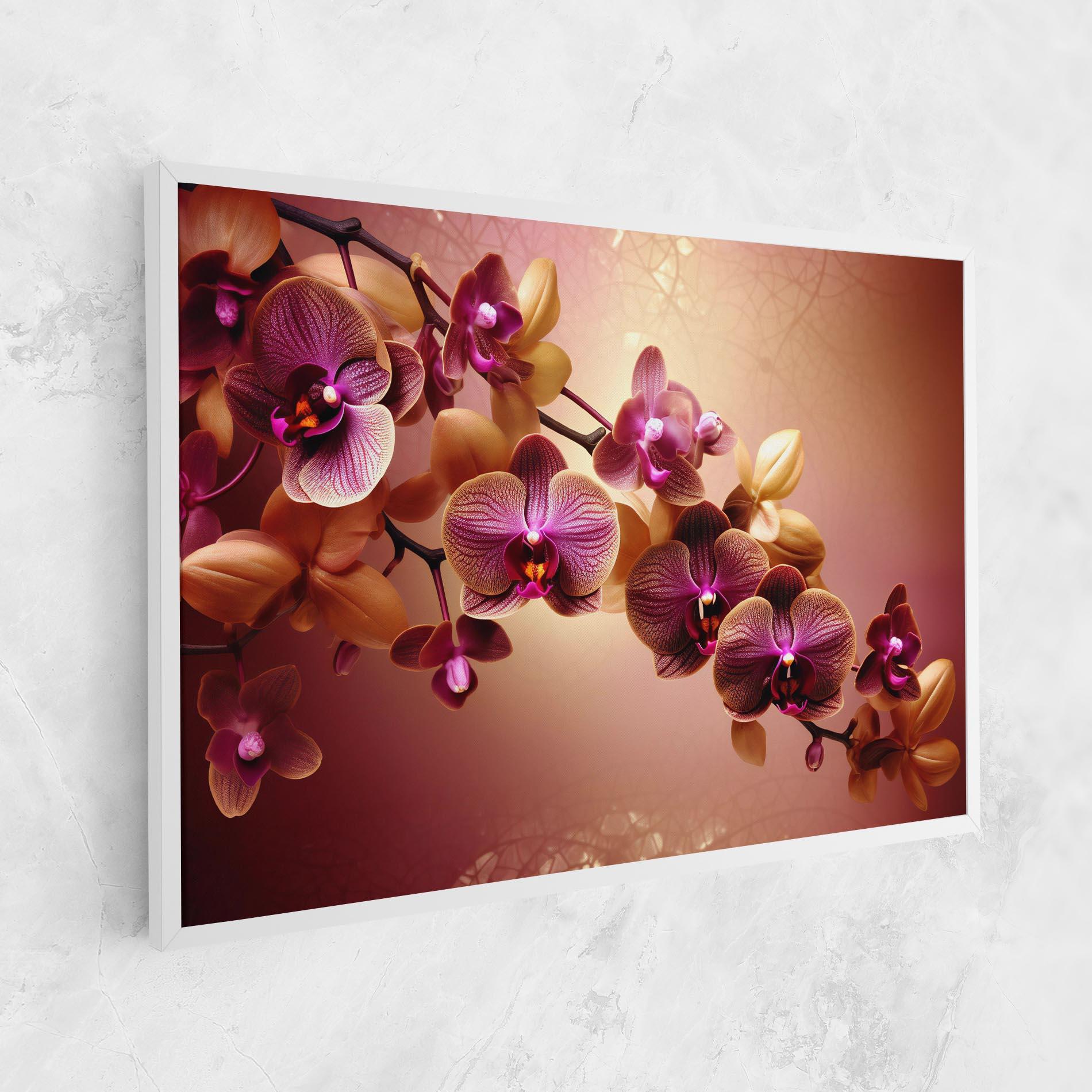 Leinwandbild Purple Cream Orchid mockup 1