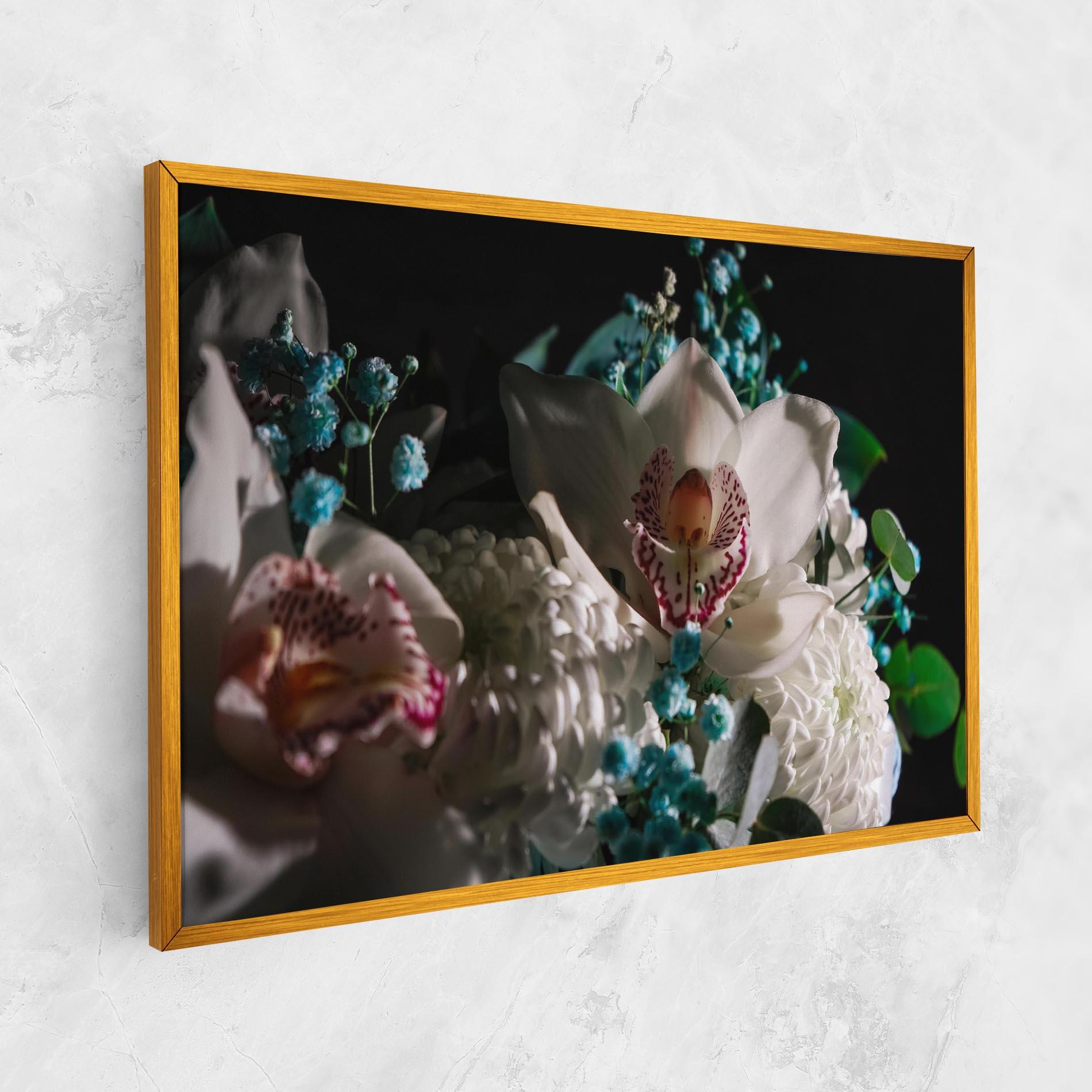 Leinwandbild Orchids mockup 1