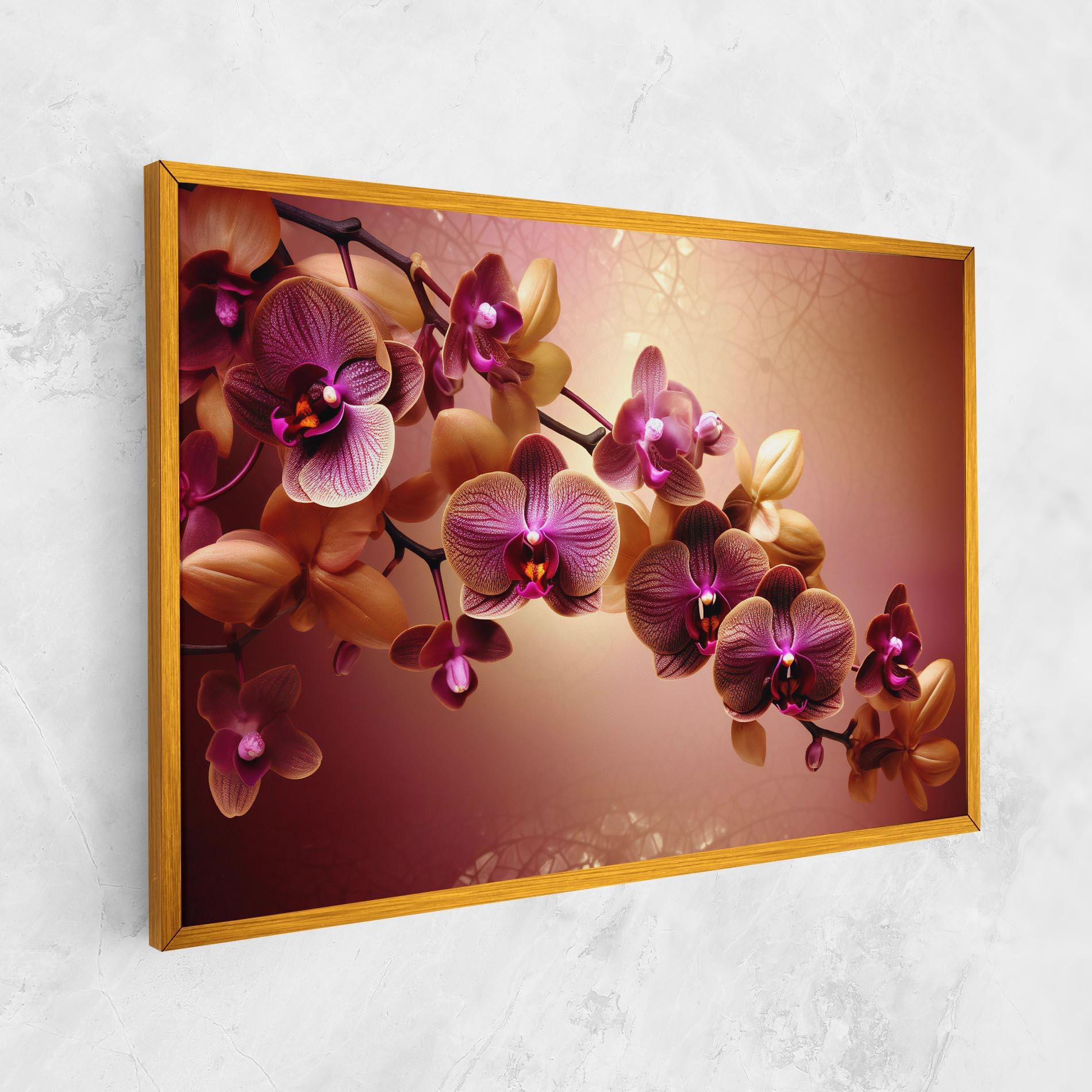 Leinwandbild Purple Cream Orchid mockup 1