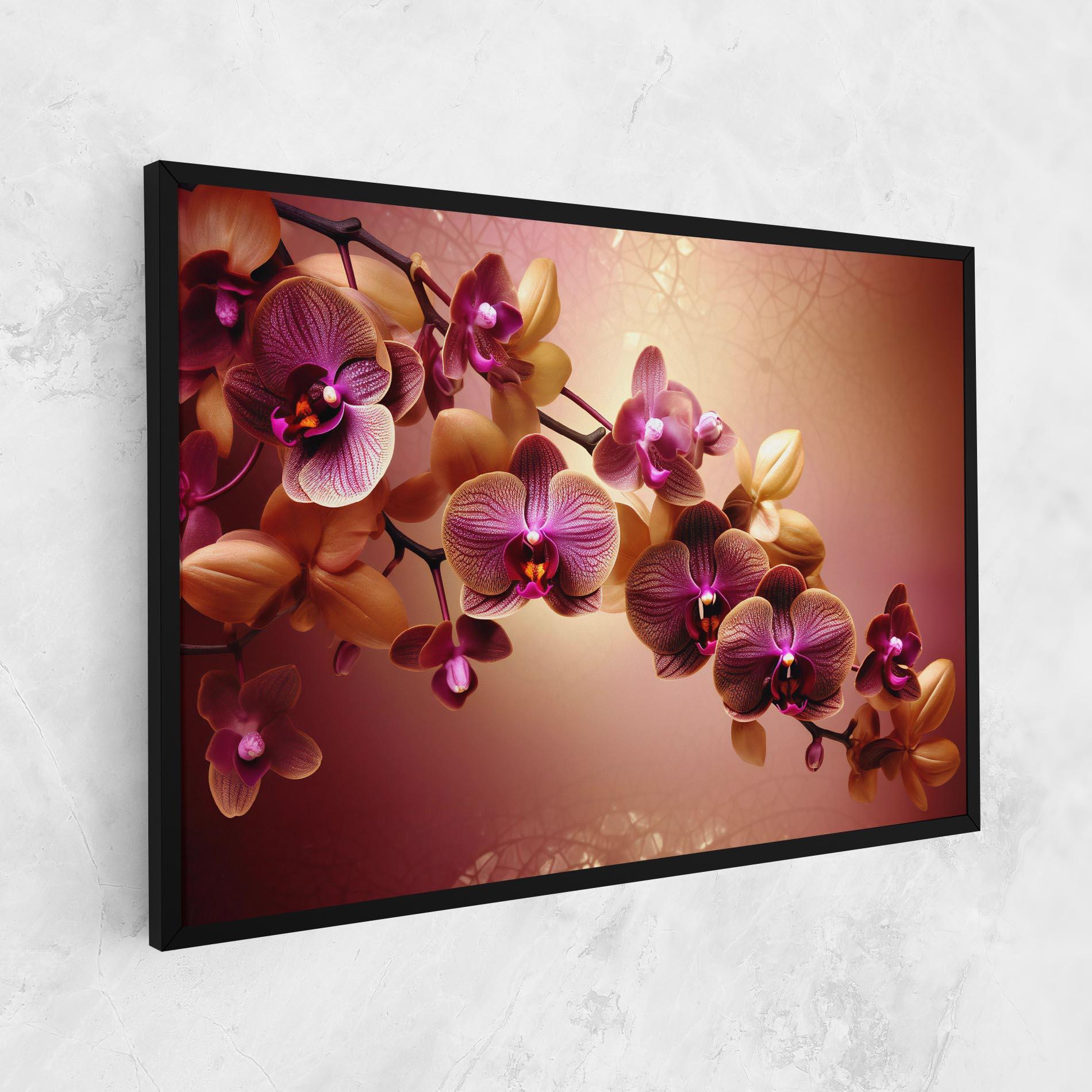 Leinwandbild Purple Cream Orchid mockup 1