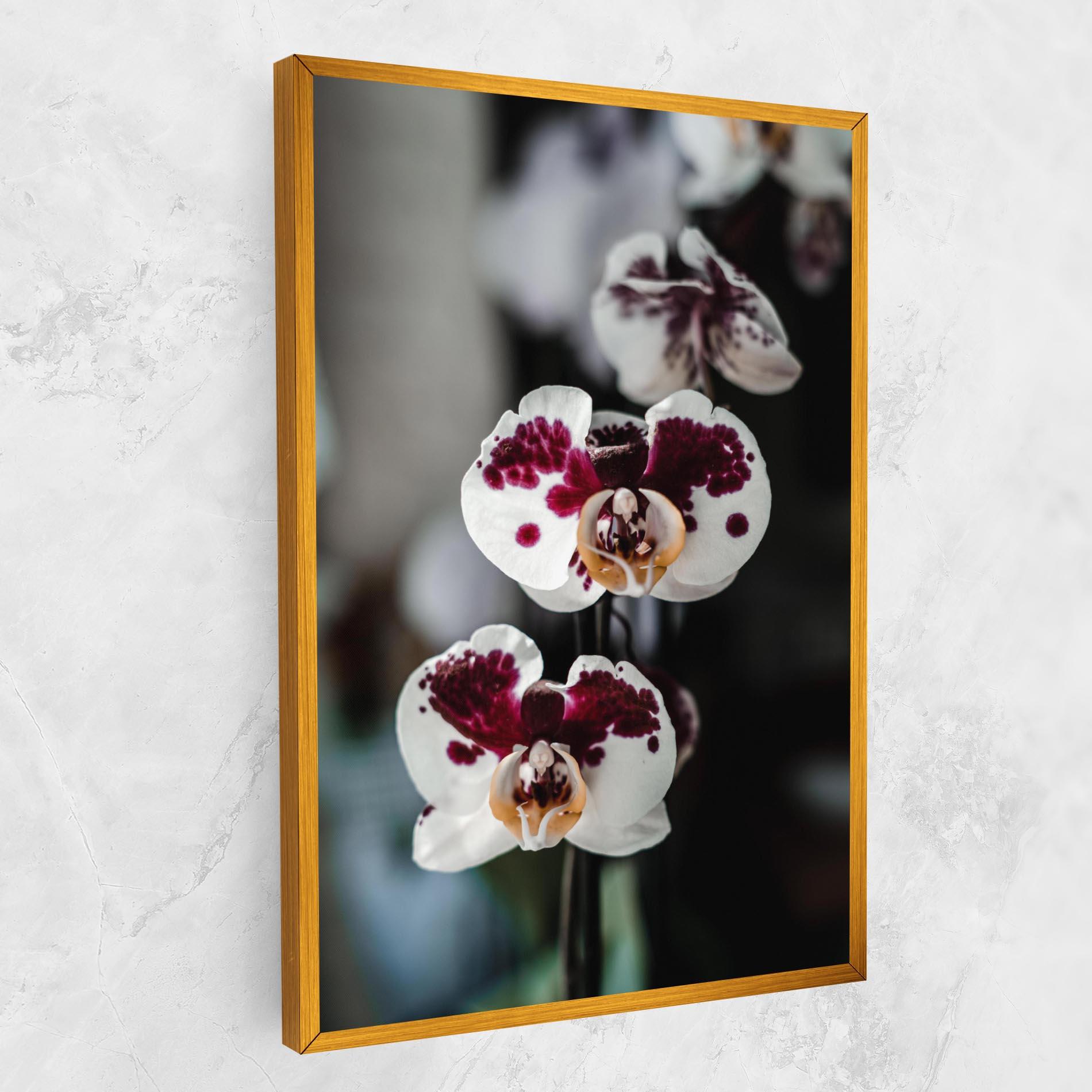Leinwandbild Dark Purple Orchid mockup 1