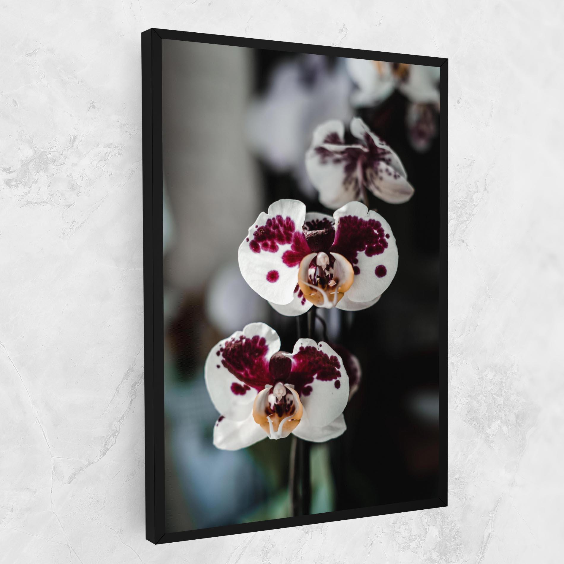 Leinwandbild Dark Purple Orchid mockup 1
