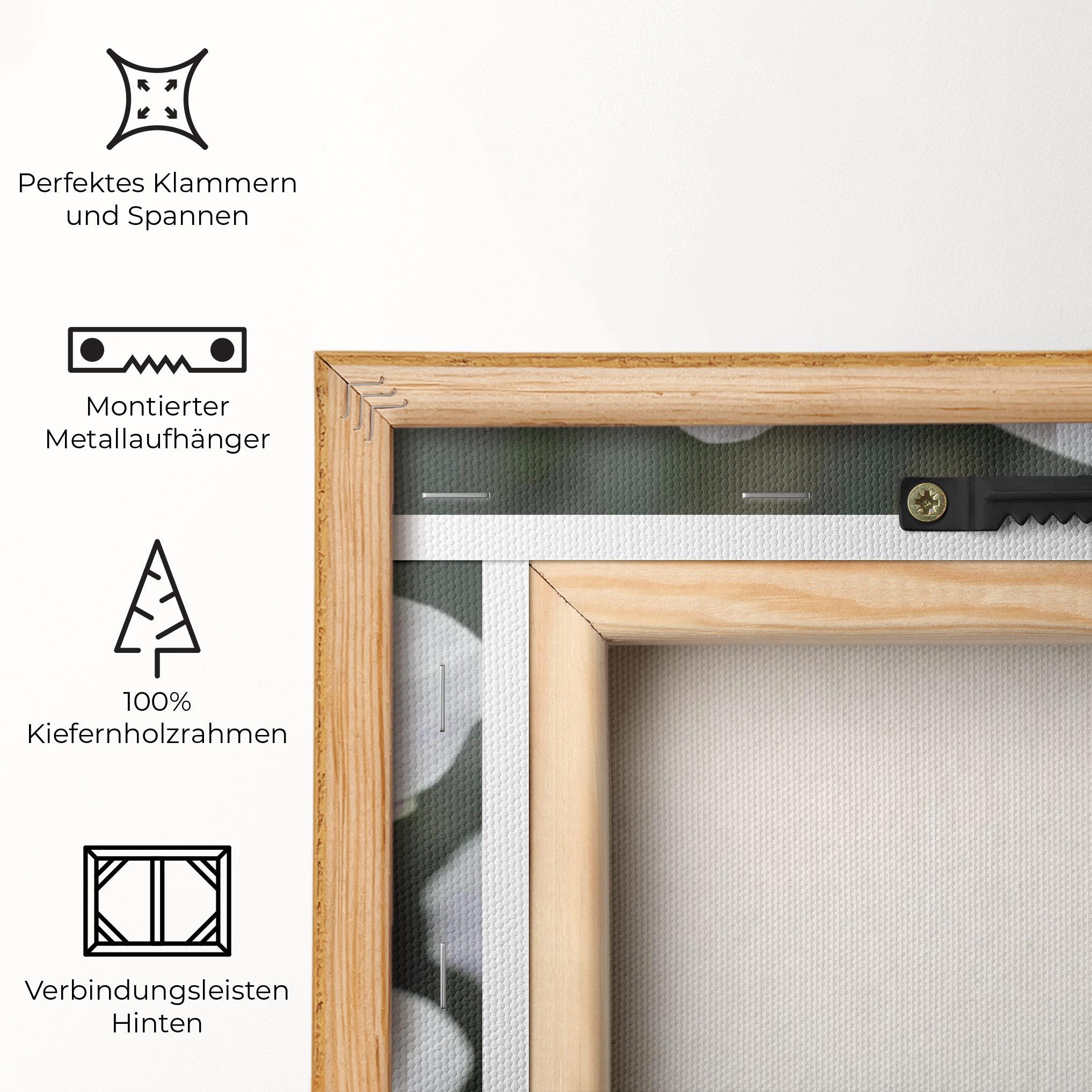 Leinwandbild Orchid Botanical Garden mockup 5