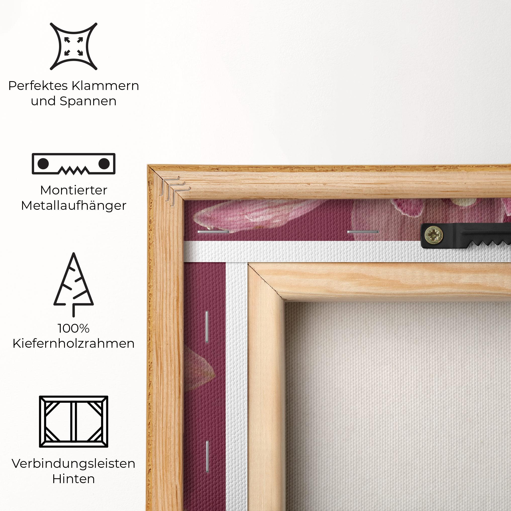 Leinwandbild Orchid Holding mockup 5