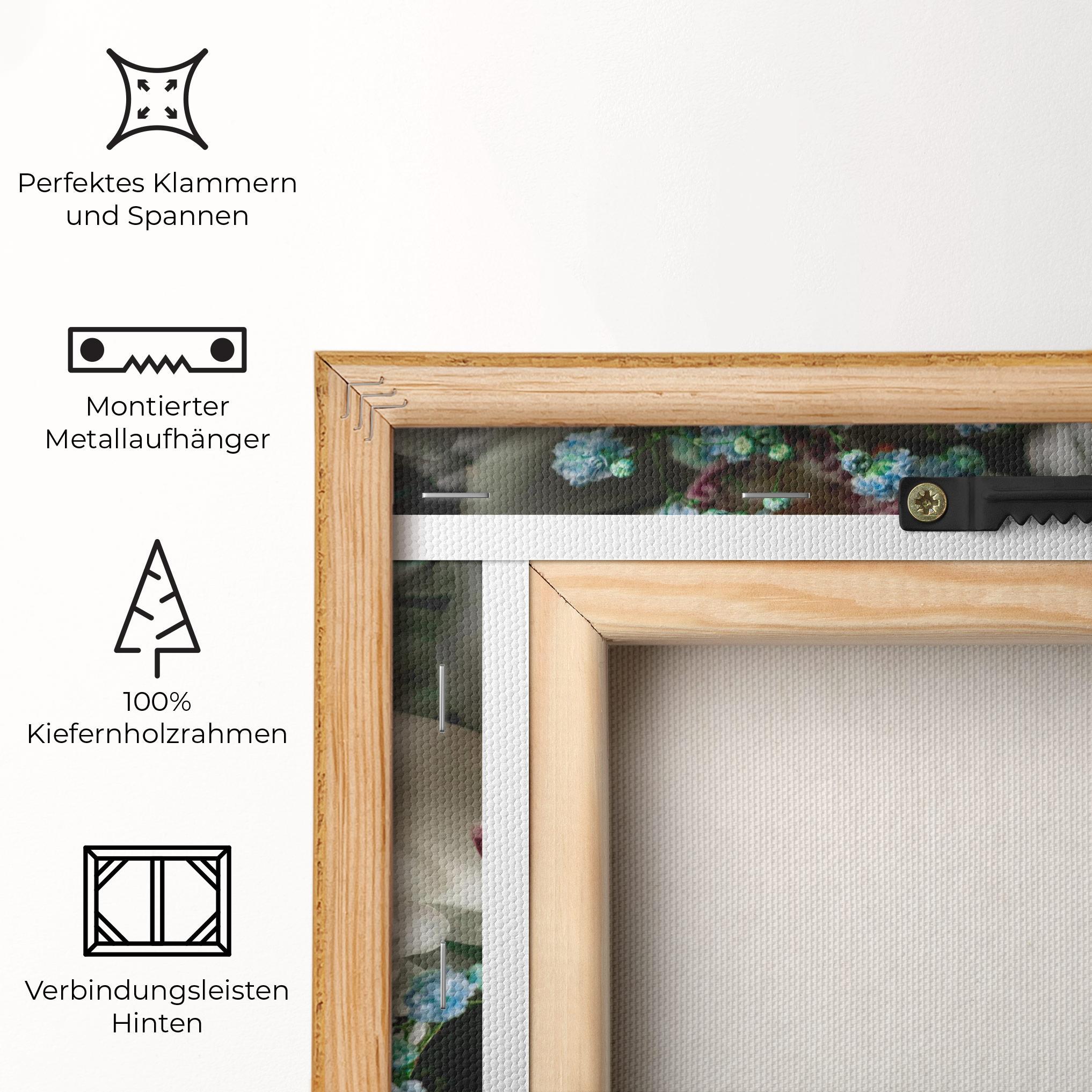 Leinwandbild Orchid In Vase mockup 5