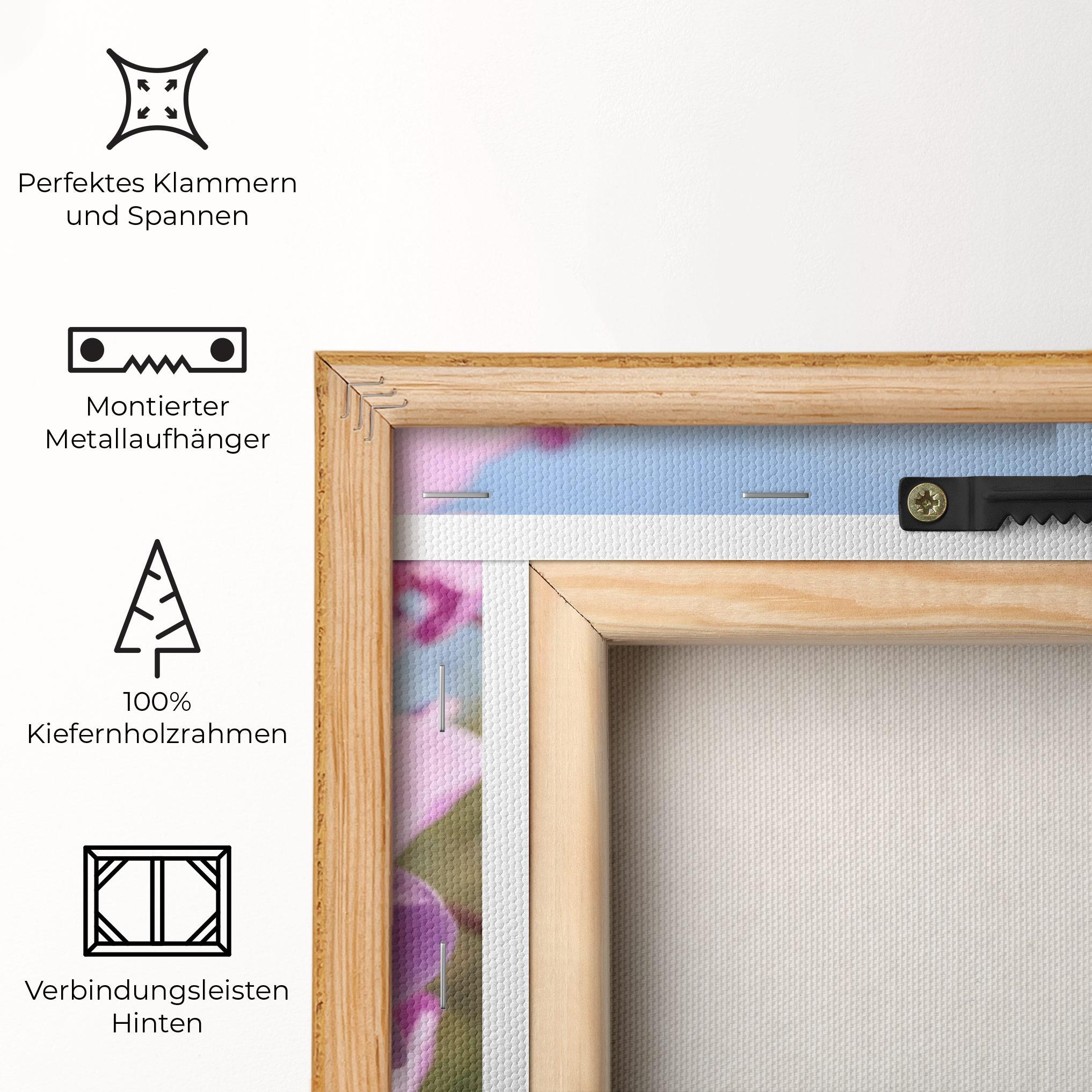 Leinwandbild Orchids In The Garden mockup 5