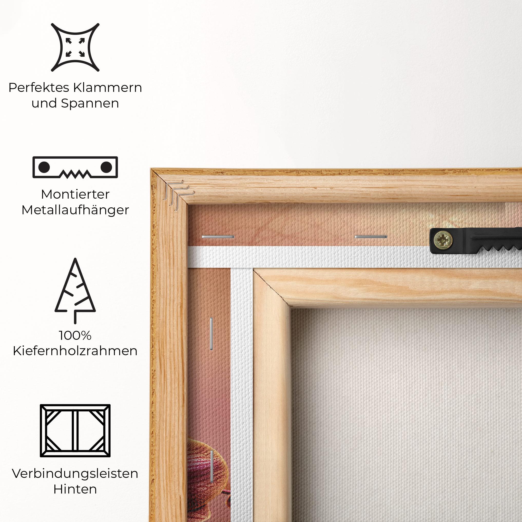 Leinwandbild Purple Cream Orchid mockup 5