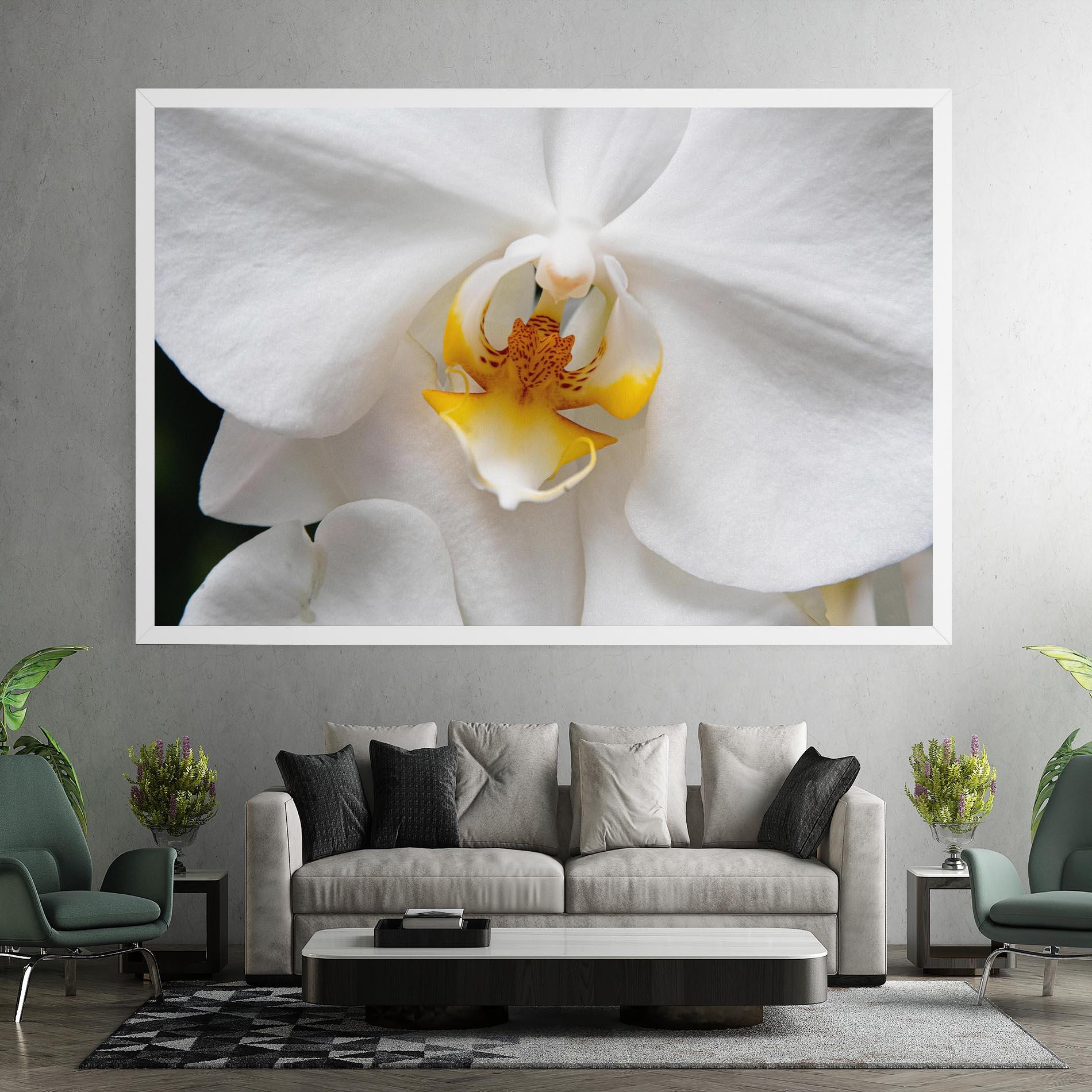 Leinwandbild Big Orchid Close Up mockup 7