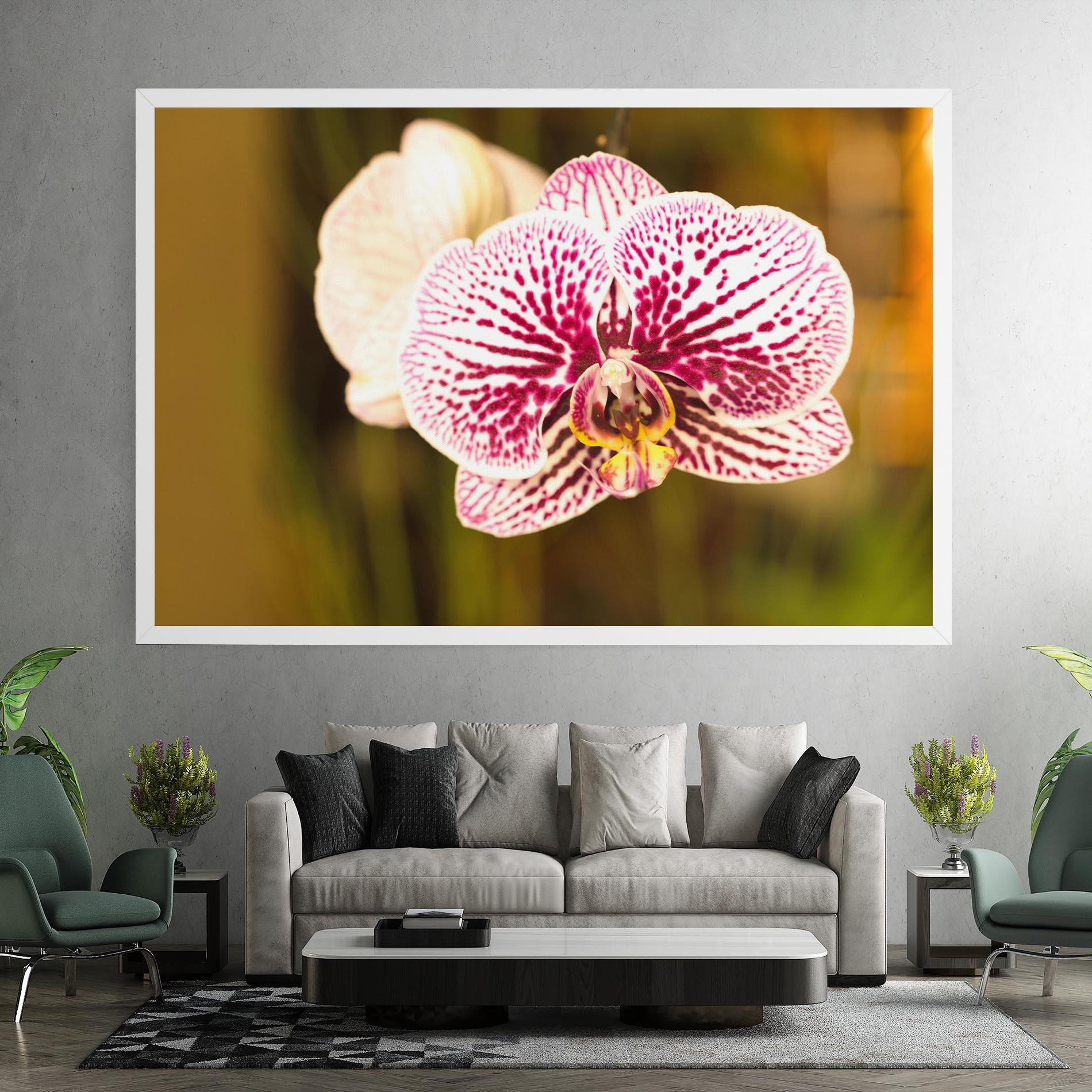 Leinwandbild Garden Orchids mockup 7
