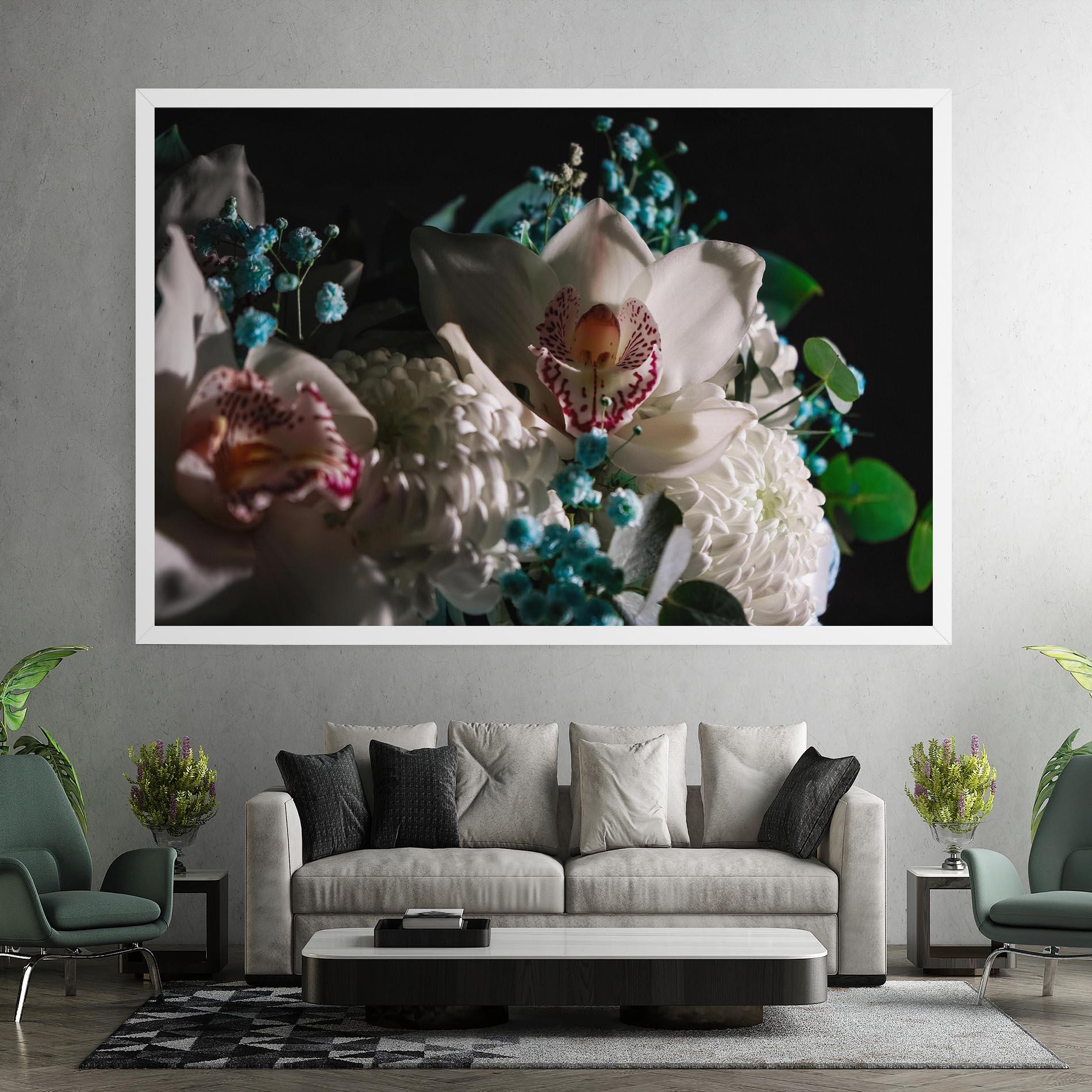 Leinwandbild Orchids mockup 7