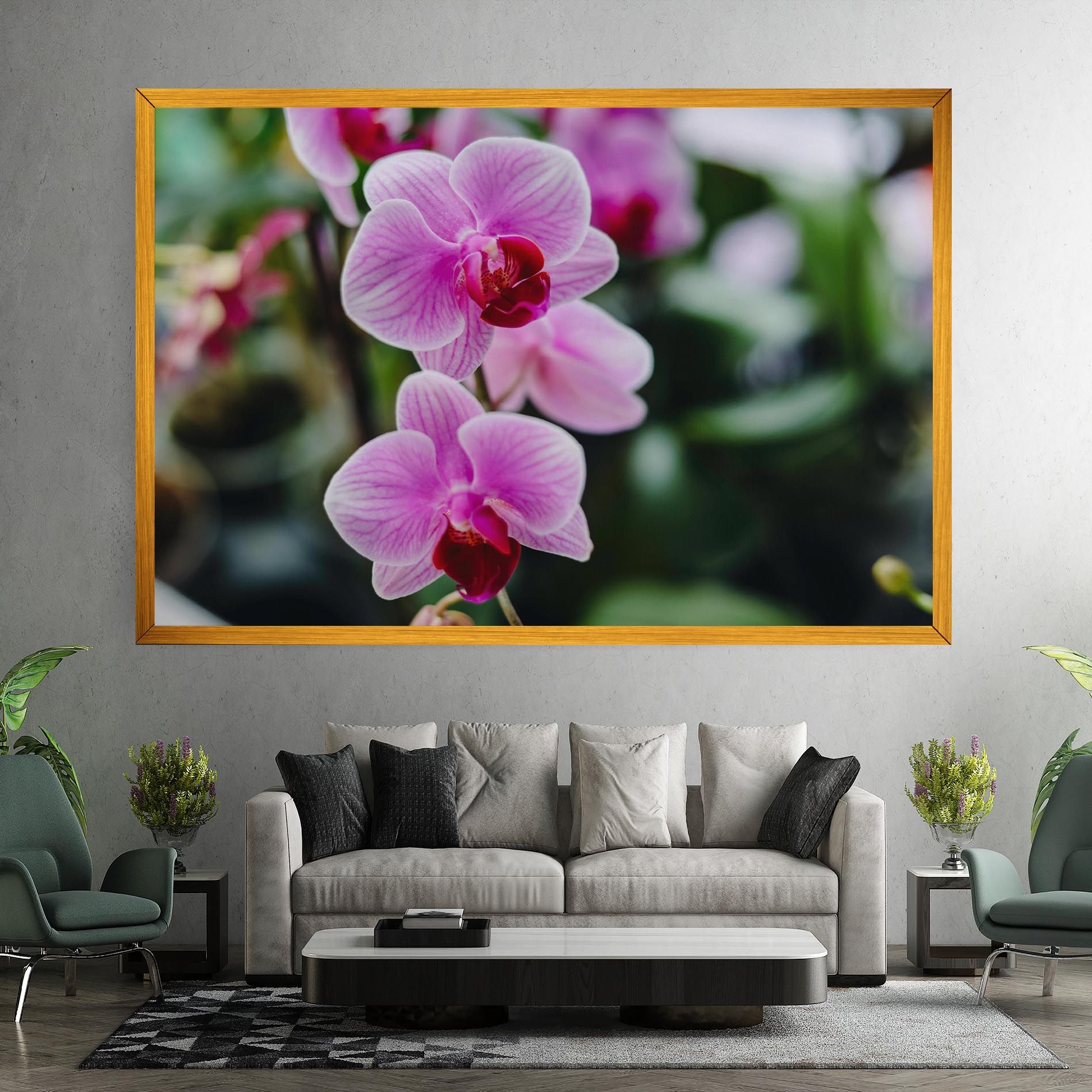 Garden Purple Orchids mockup 7