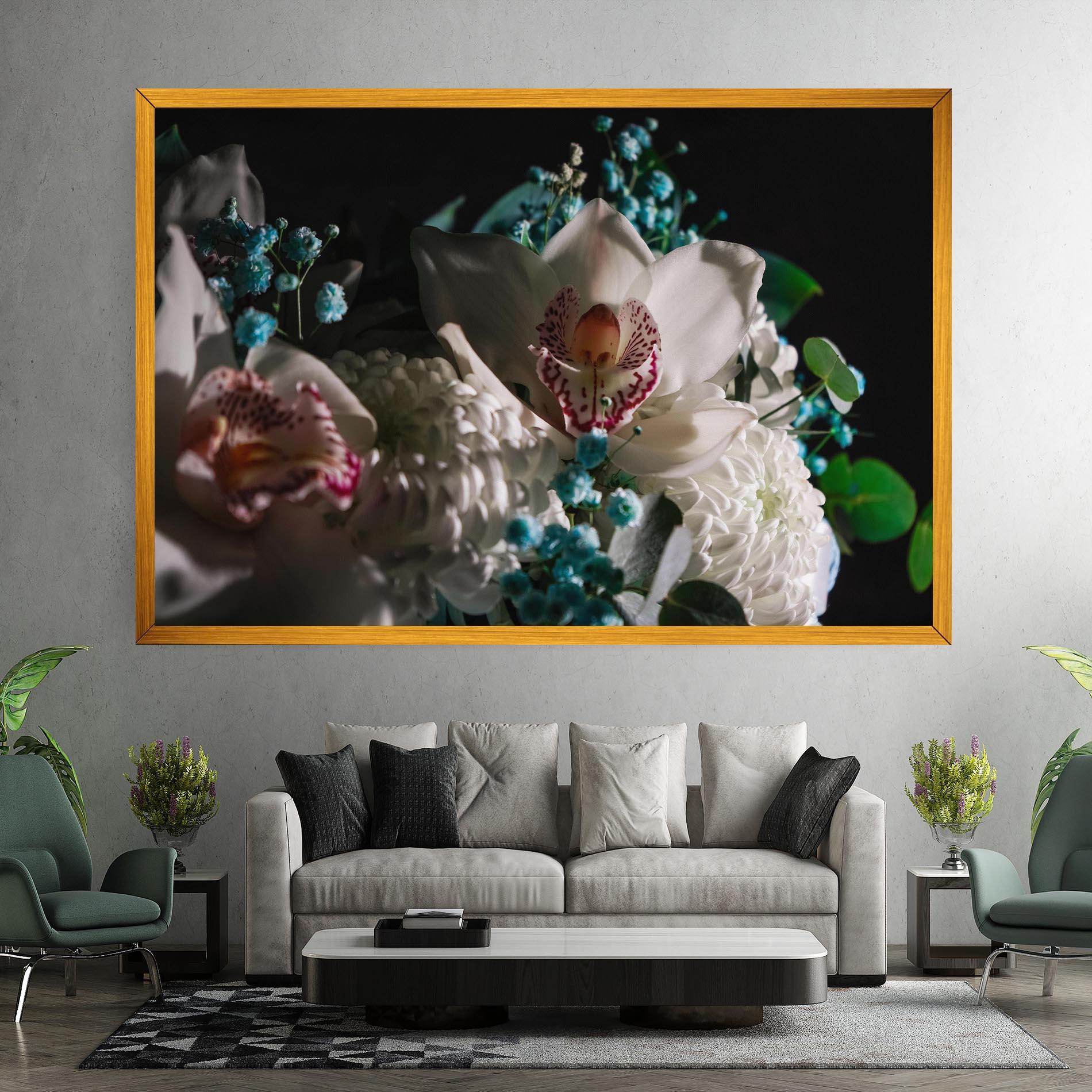 Leinwandbild Orchids mockup 7