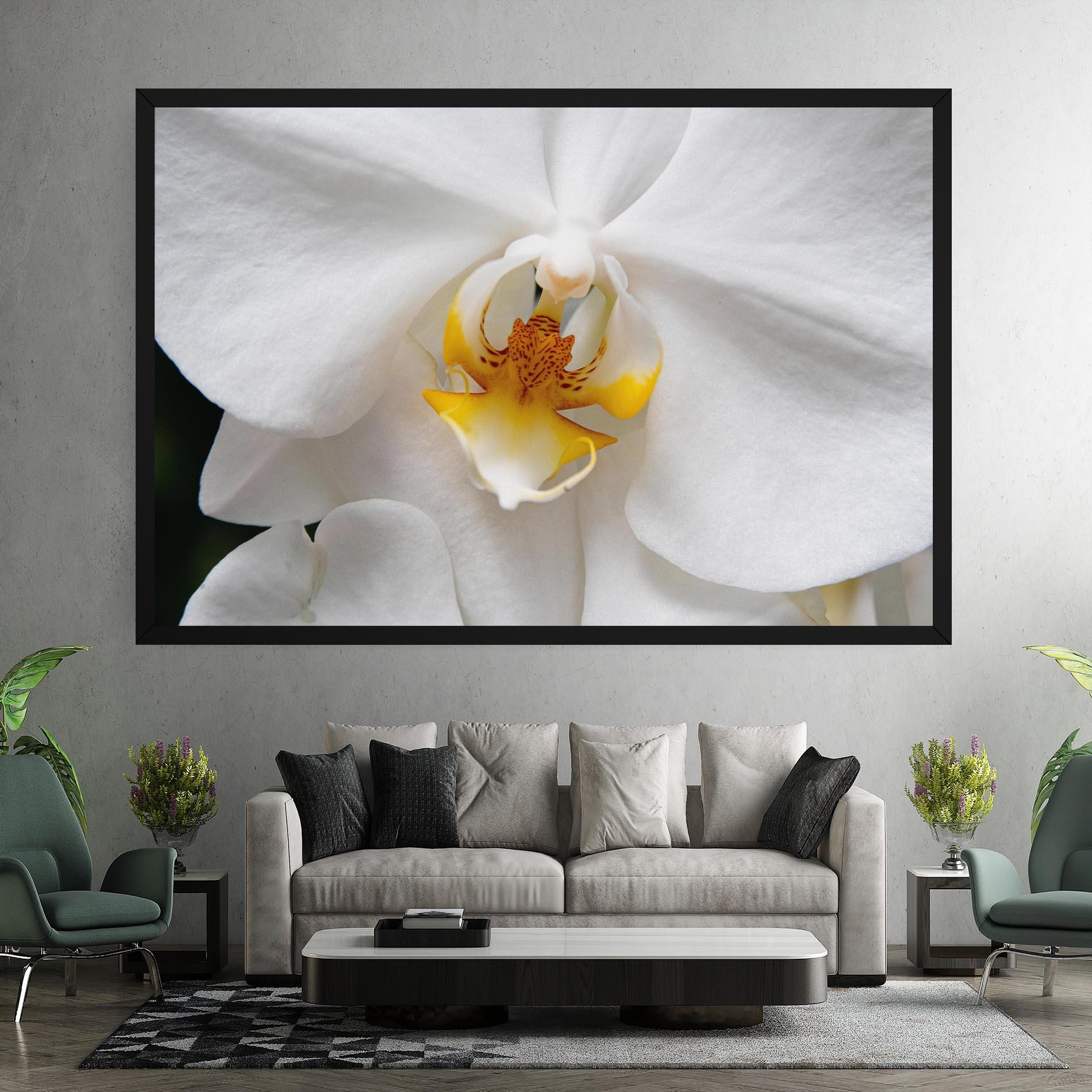 Leinwandbild Big Orchid Close Up mockup 7