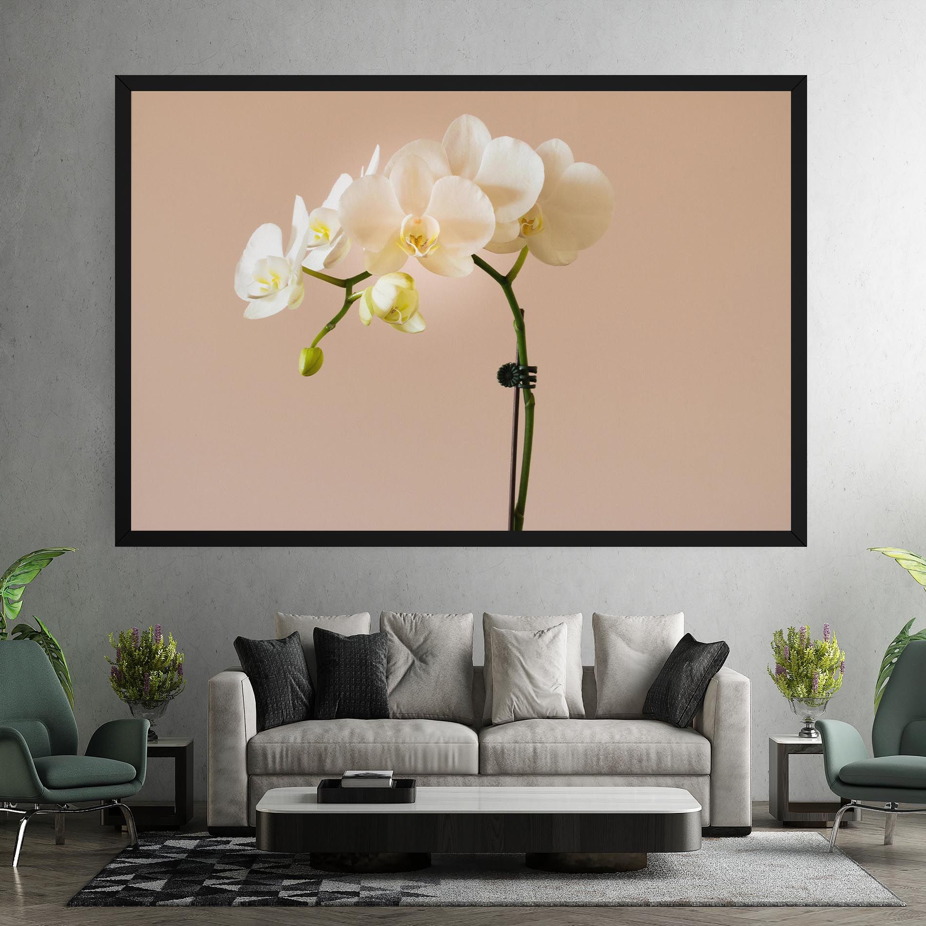 Cream Orchid On Pink mockup 7