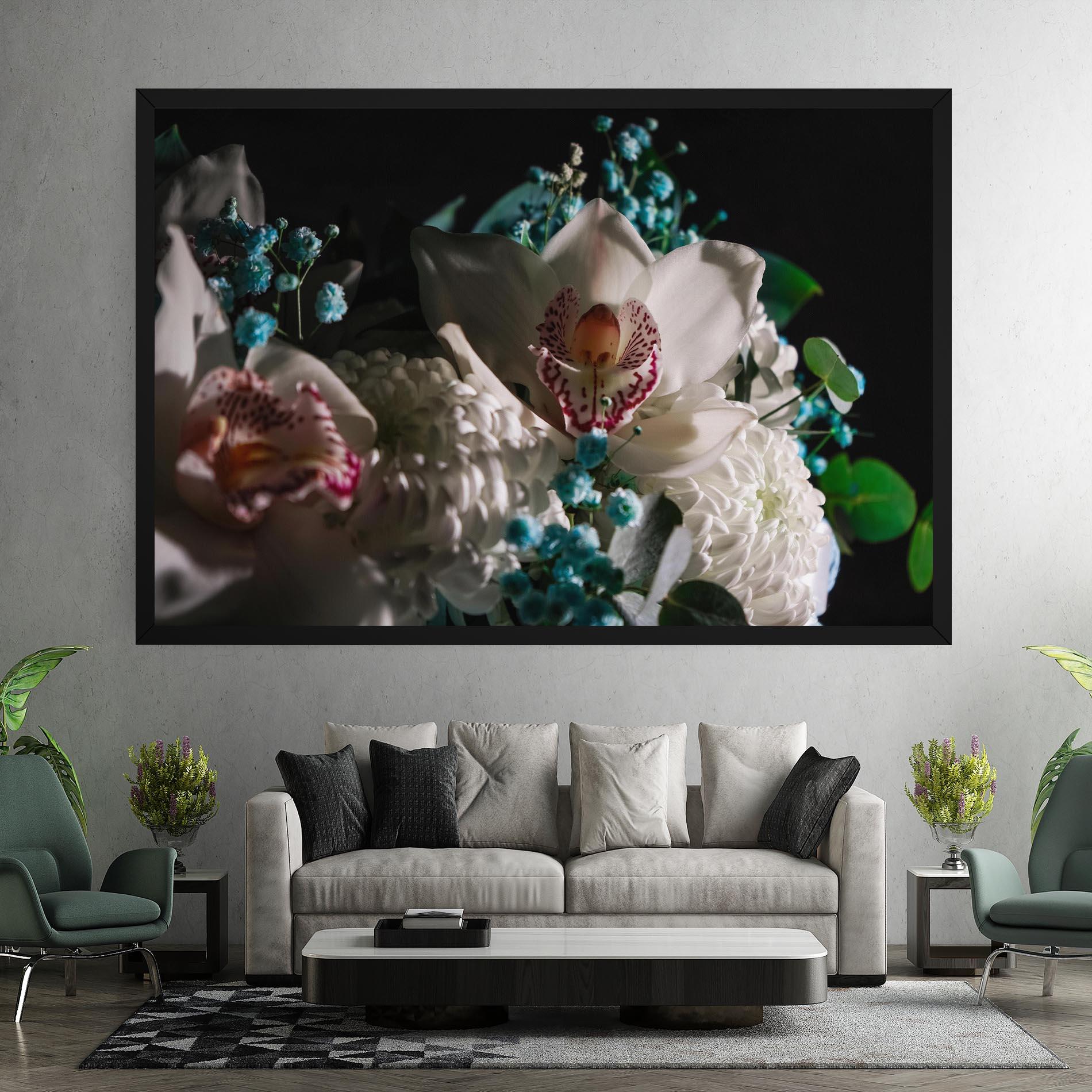 Leinwandbild Orchids mockup 7