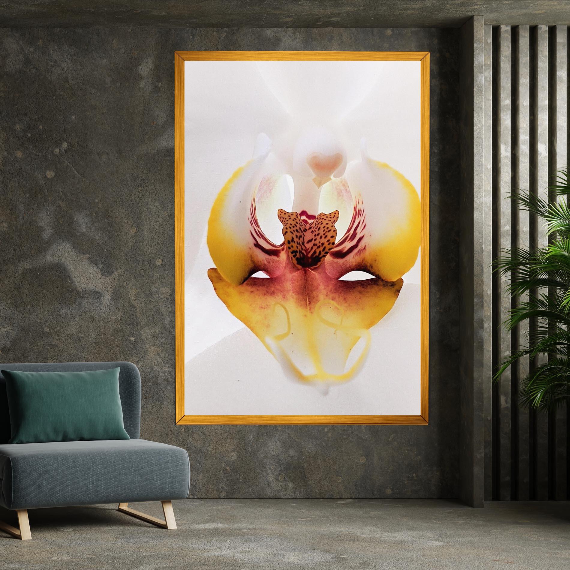 Leinwandbild Orchid Close Up mockup 7