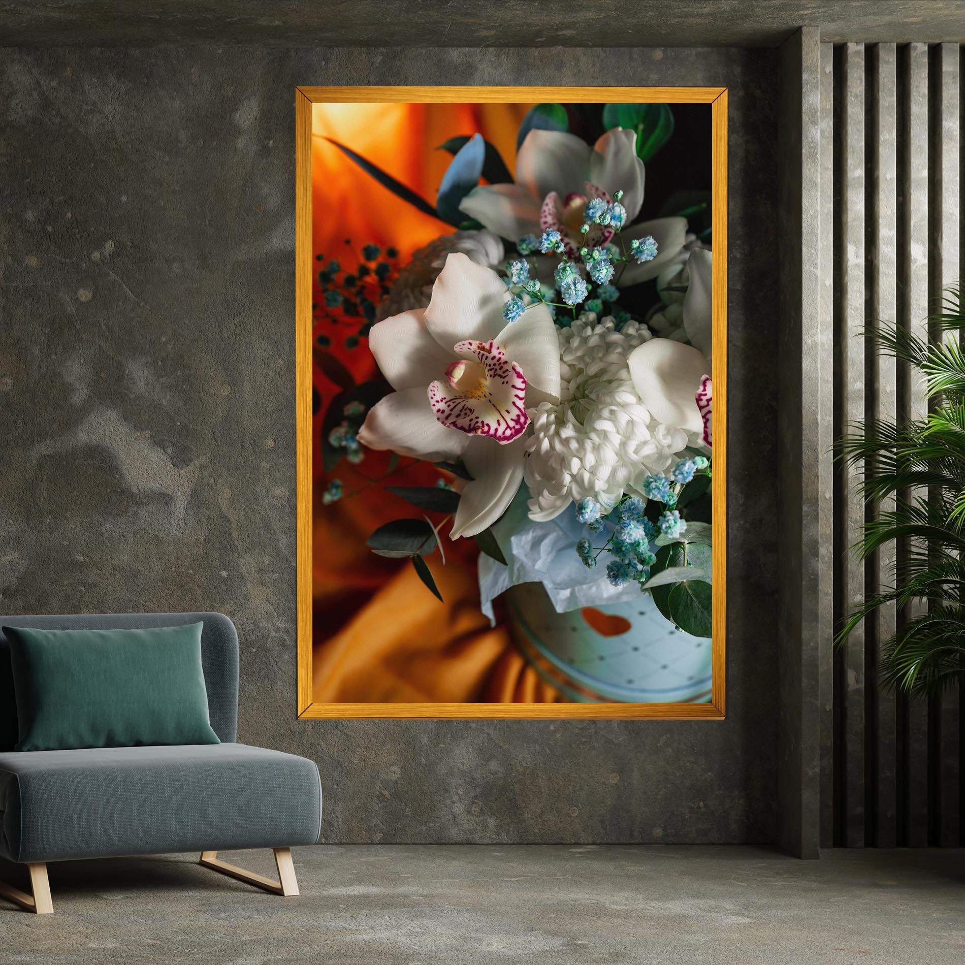 Orchid In Vase mockup 7