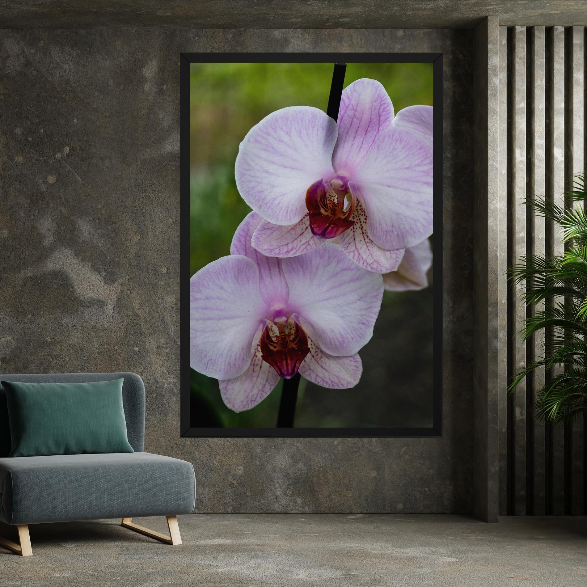 Leinwandbild Garden Light Purple Orchid mockup 7