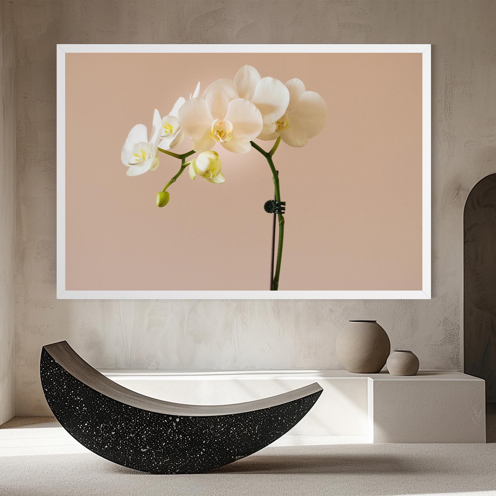 Cream Orchid On Pink mockup 8